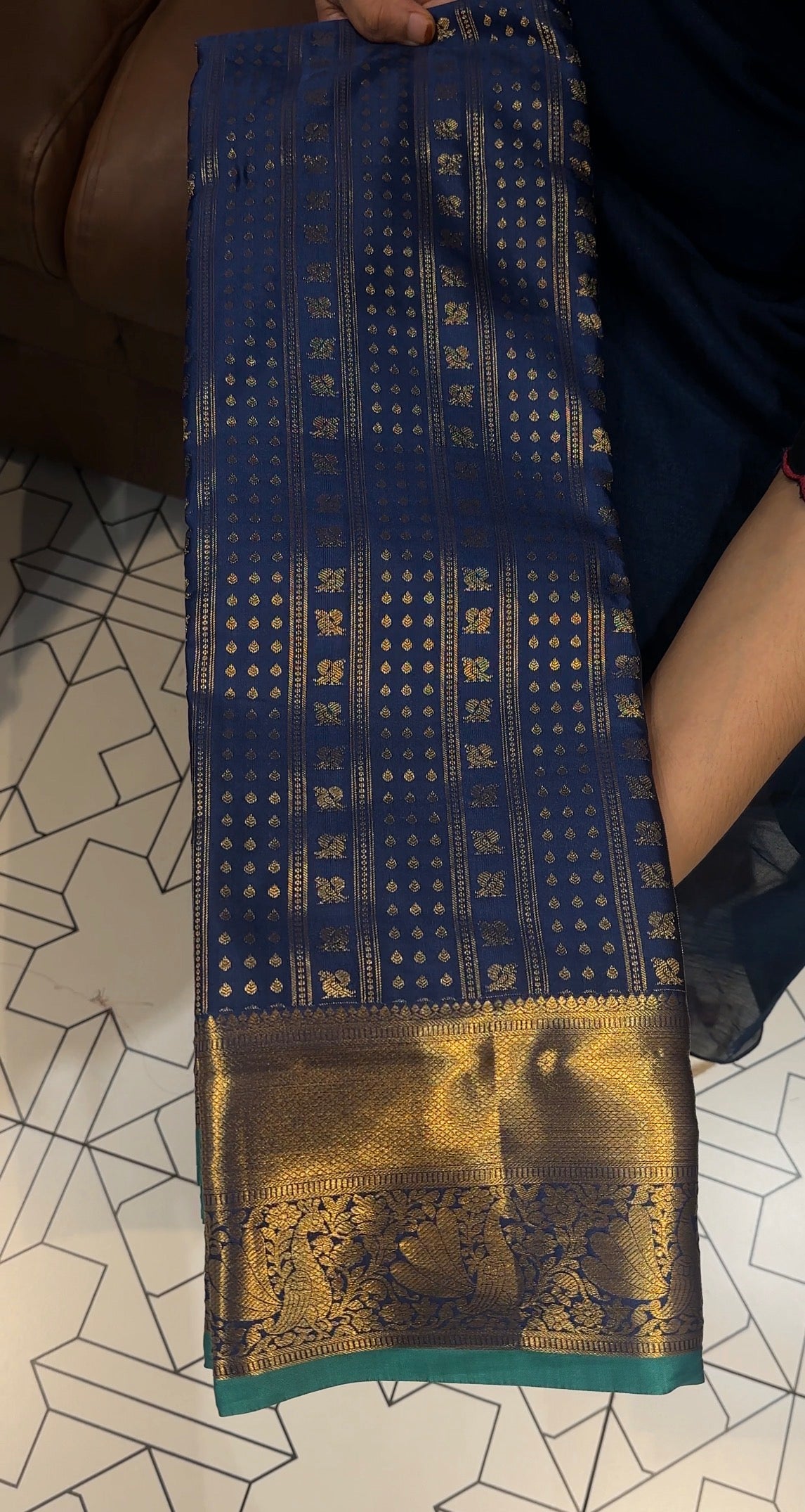 DESIGNER BROCADE SILK SAREES - IHA 32875