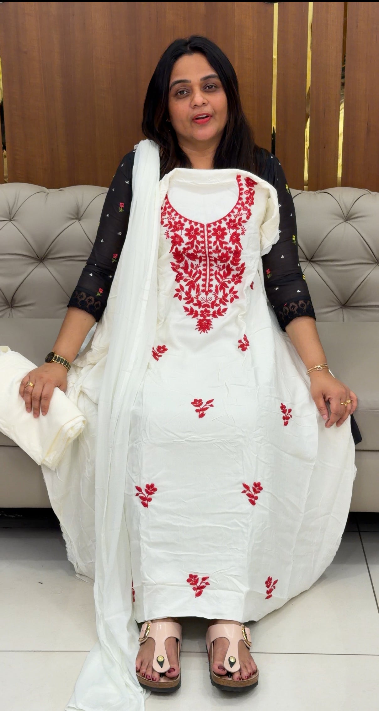 RAYON UNSTITCHED SALWAR SUITS - IHA 29398