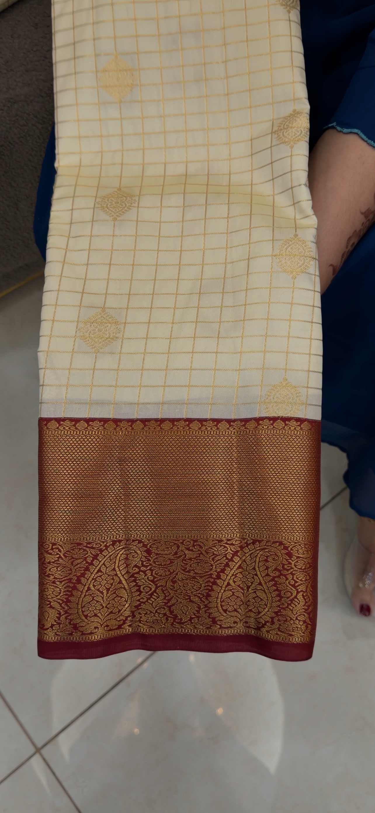 SEMI KANCHIPURAM SAREES -  IHA 33084