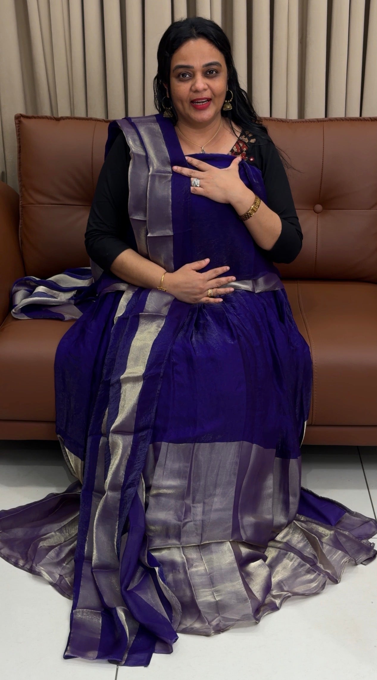 IHA'S IN-HOUSE SEMI STITCHED DHAVANI SETS - IHA 34560
