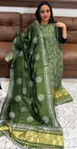 SEMI MODAL PRINTED UNSTITCHED SALWAR SUITS - IHA 18957