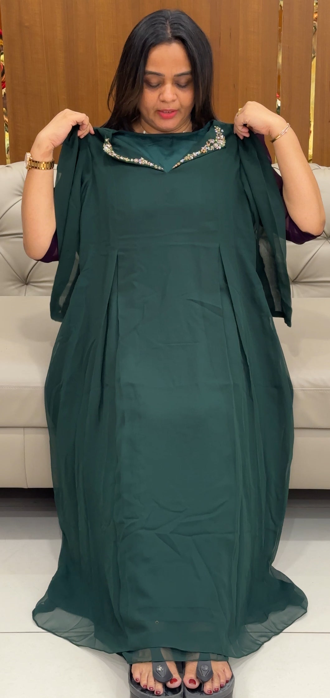 IHA'S IN-HOUSE HAND WORKED ALINE TOPS - IHA 28228