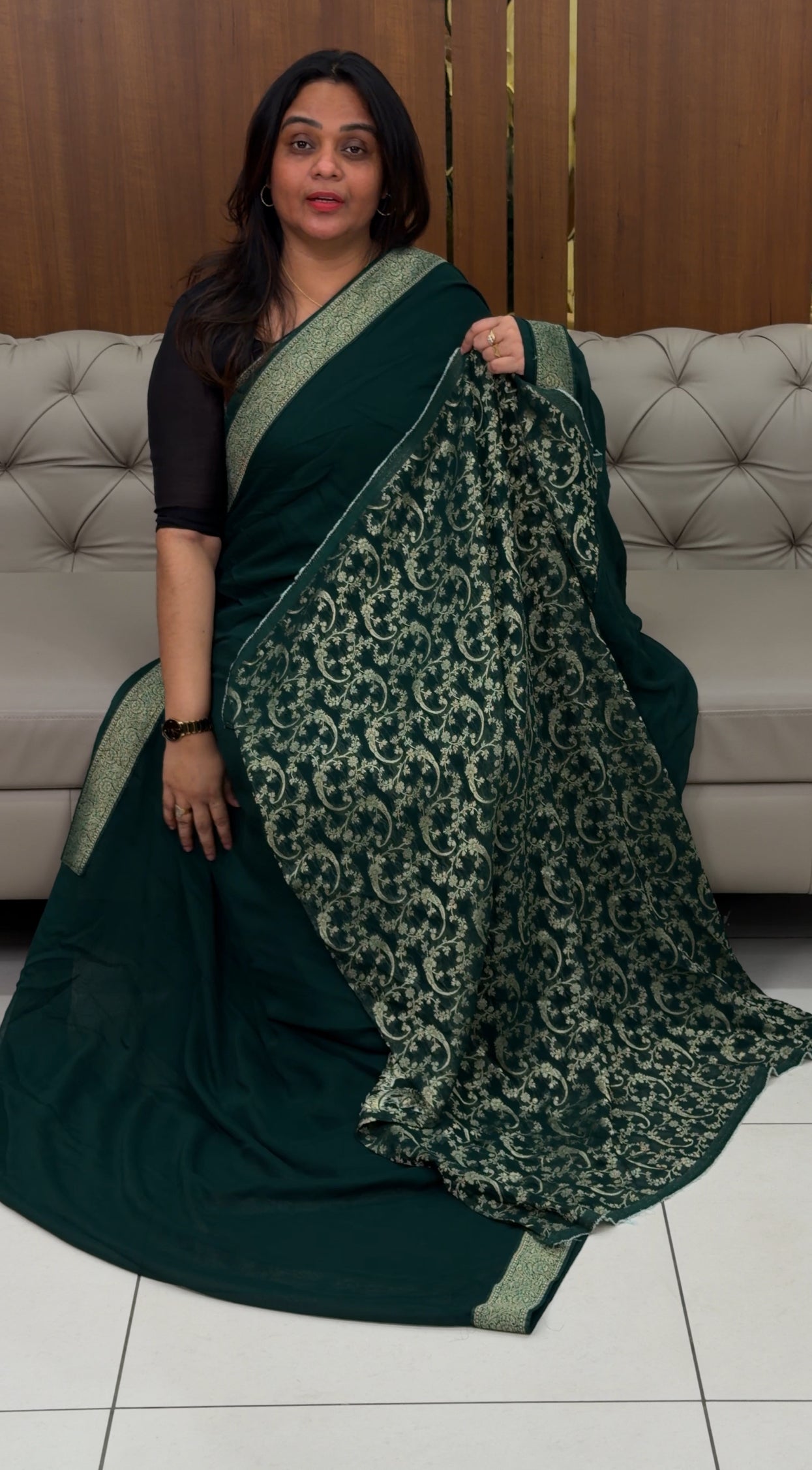GEORGETTE SAREES - IHA 29204