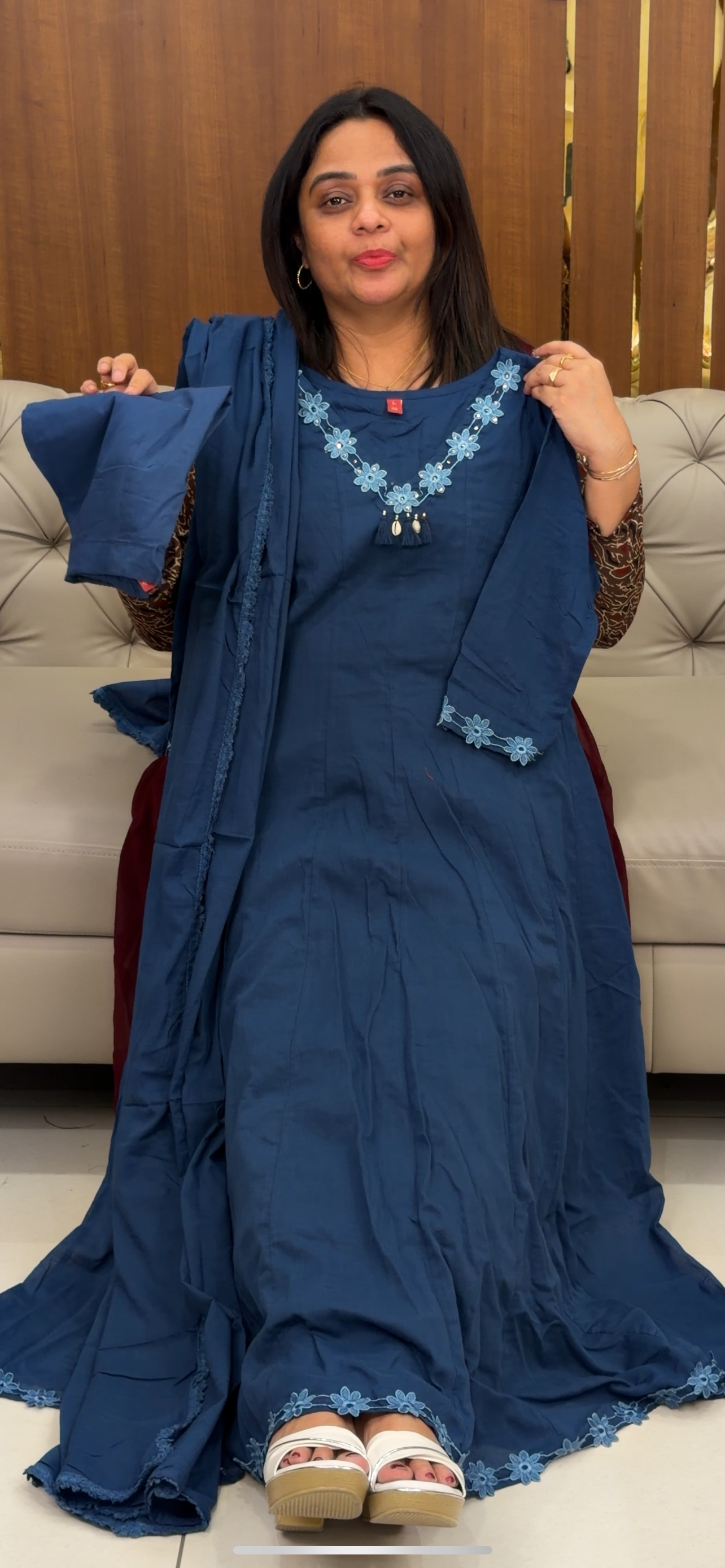 MUL MUL COTTON TOP, BOTTOM AND DUPATTA - IHA 29229