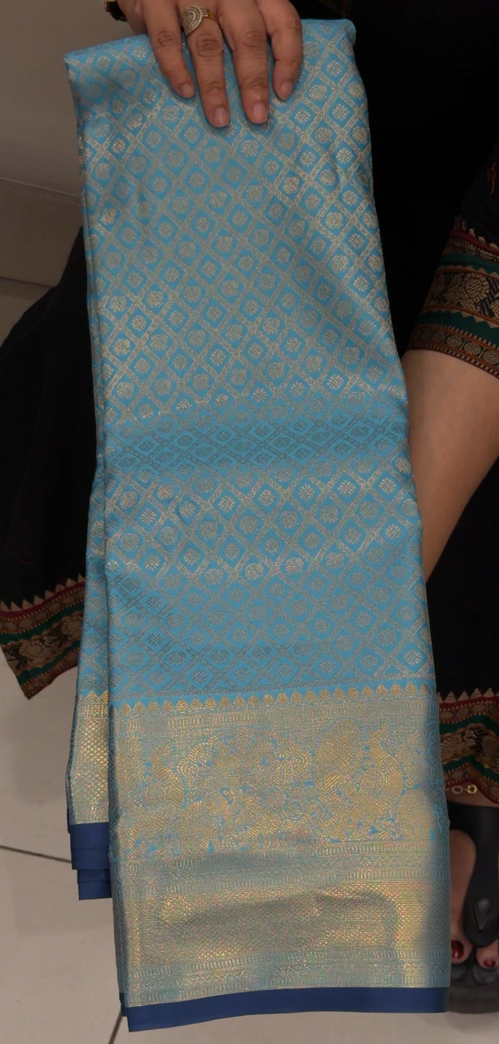 DESIGNER BROCADE SAREES - IHA 28698