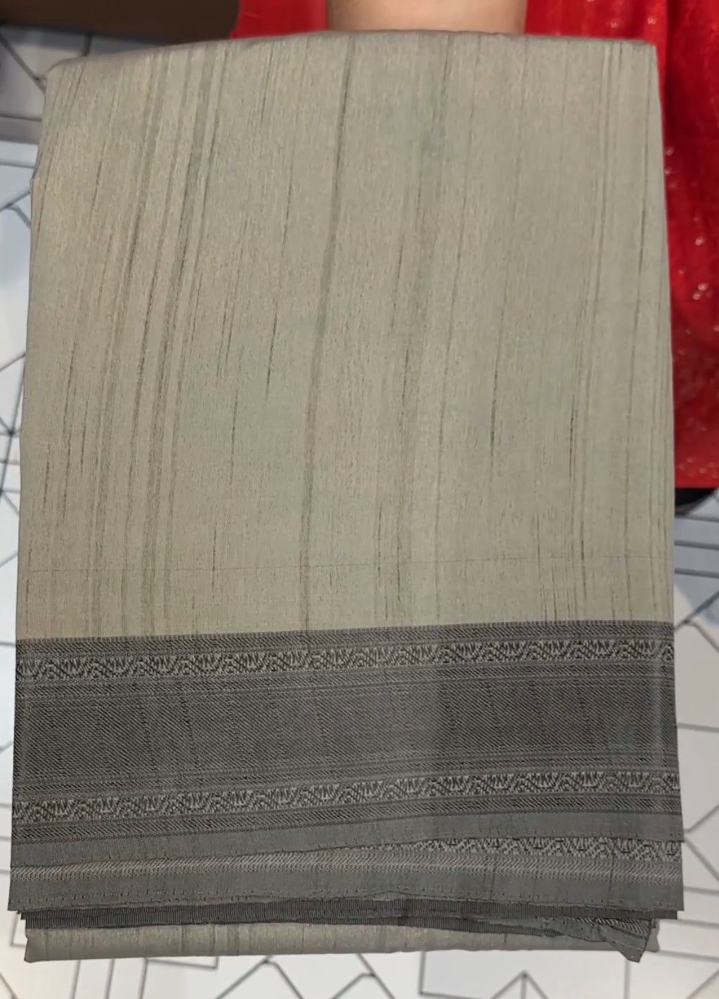 SEMI TUSSUR SAREES - IHA 19409