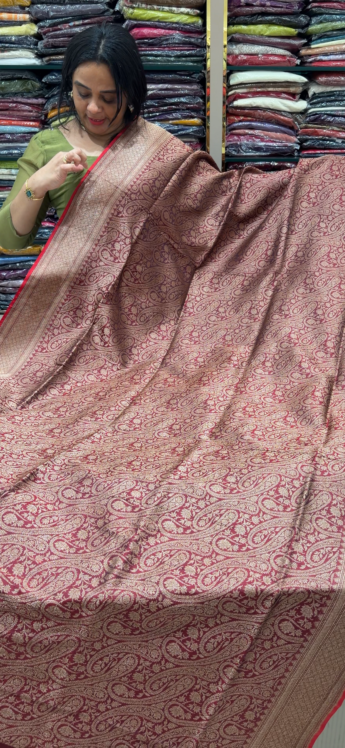 KATAN BANARASI SAREES -  IHA 35361