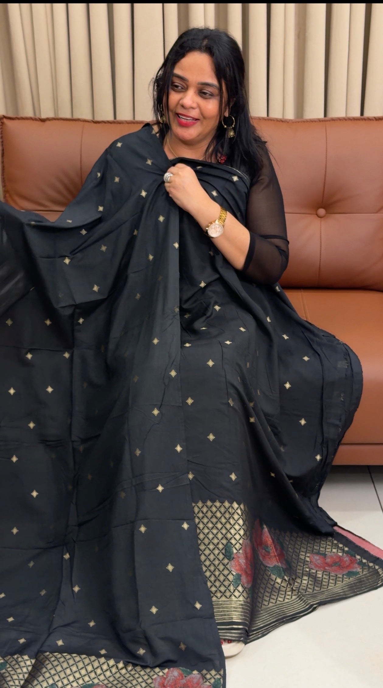 SEMI BANARASI UNSTITCHED SALWAR SUITS - IHA 34570