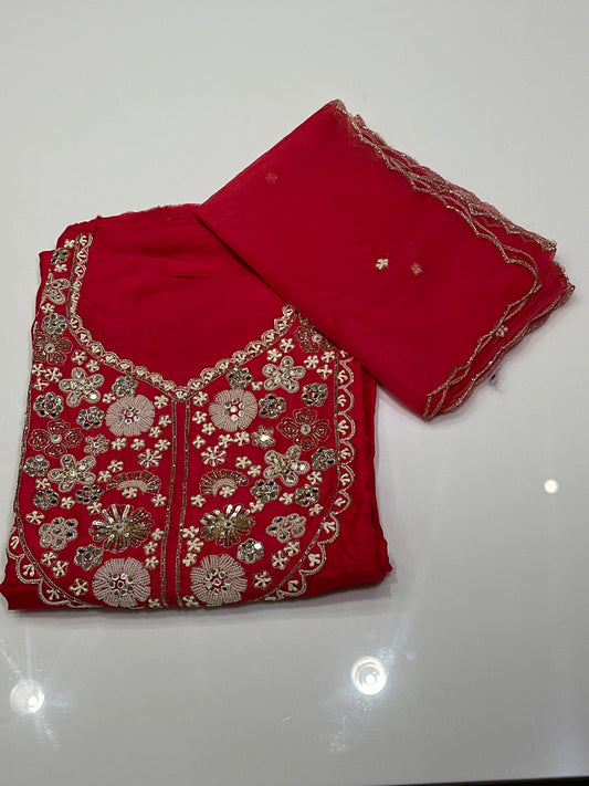 OFFER SALES UNSTITCHED SALWAR SUITS -  IHA 33459