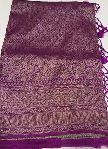 SEMI KATAN SAREE - IHA 19085