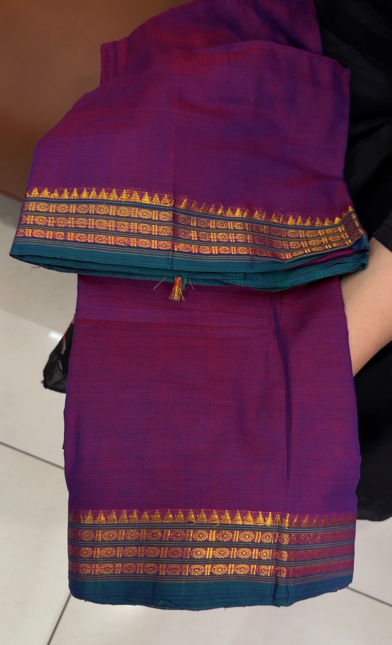HANDLOOM COTTON UNSTITCHED SALWAR SUITS - IHA 33763