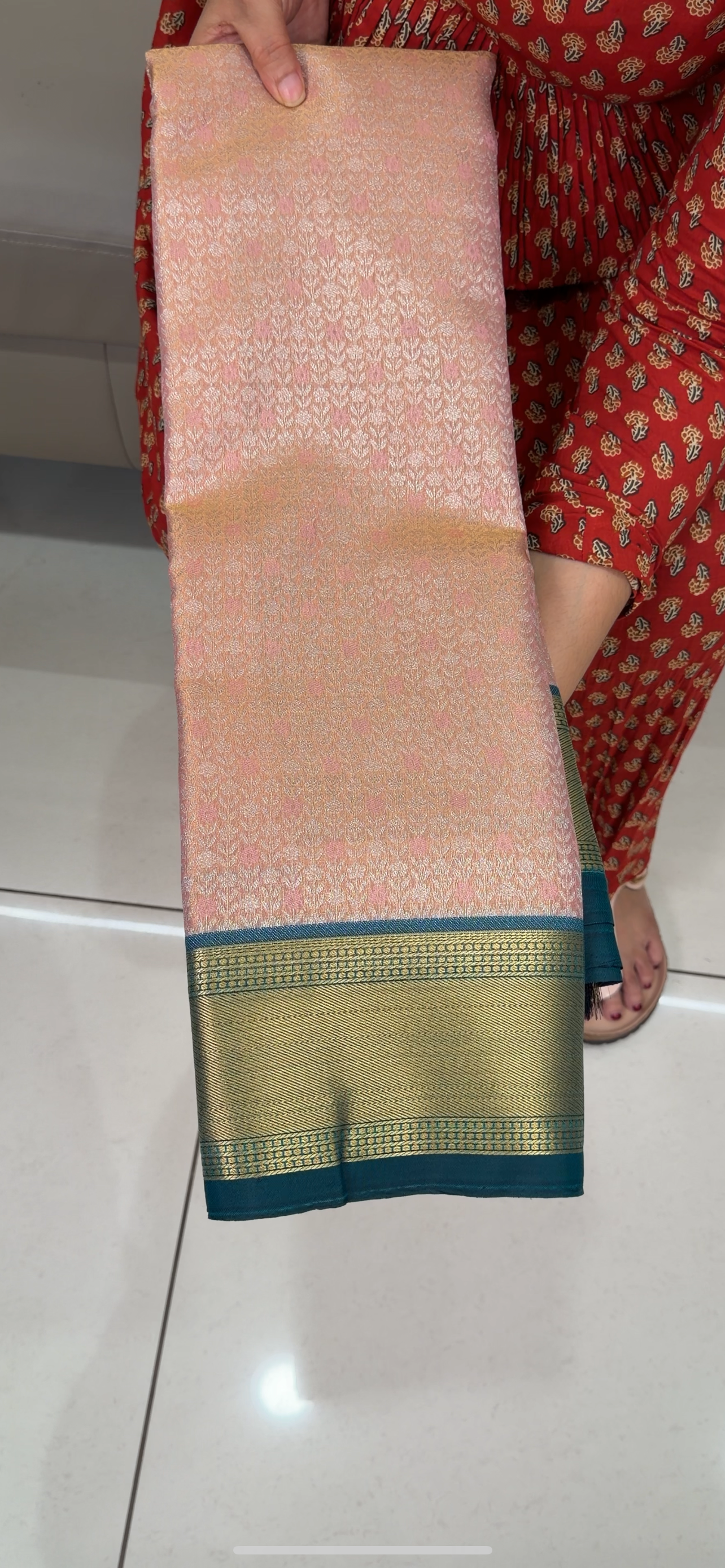 SEMI BROCADE SAREES - IHA 28959