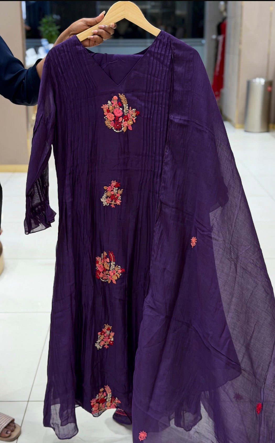 PARTY WEAR TOP,BOTTOM AND DUPATTA - IHA 35423