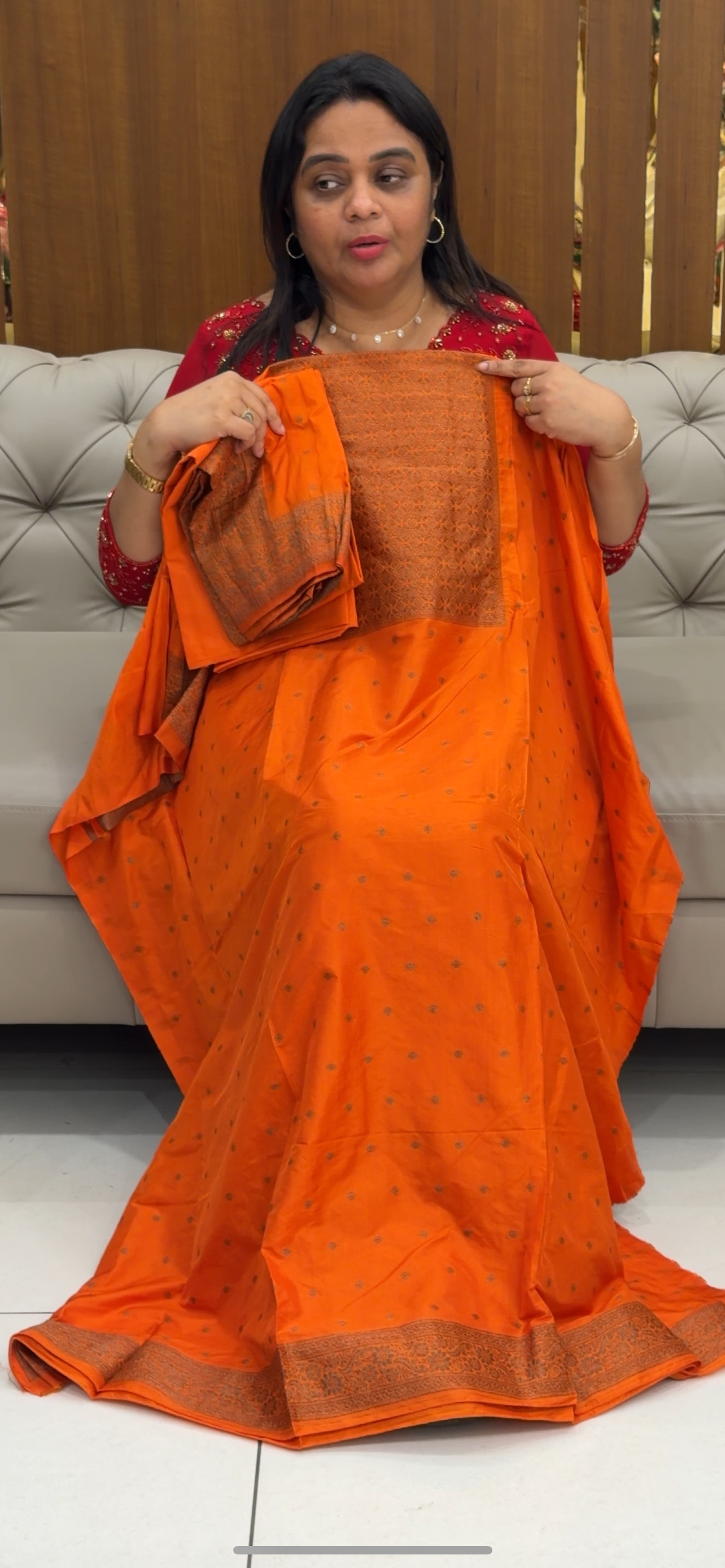 BANARASI UNSTITCHED SALWAR SUITS - IHA 28765