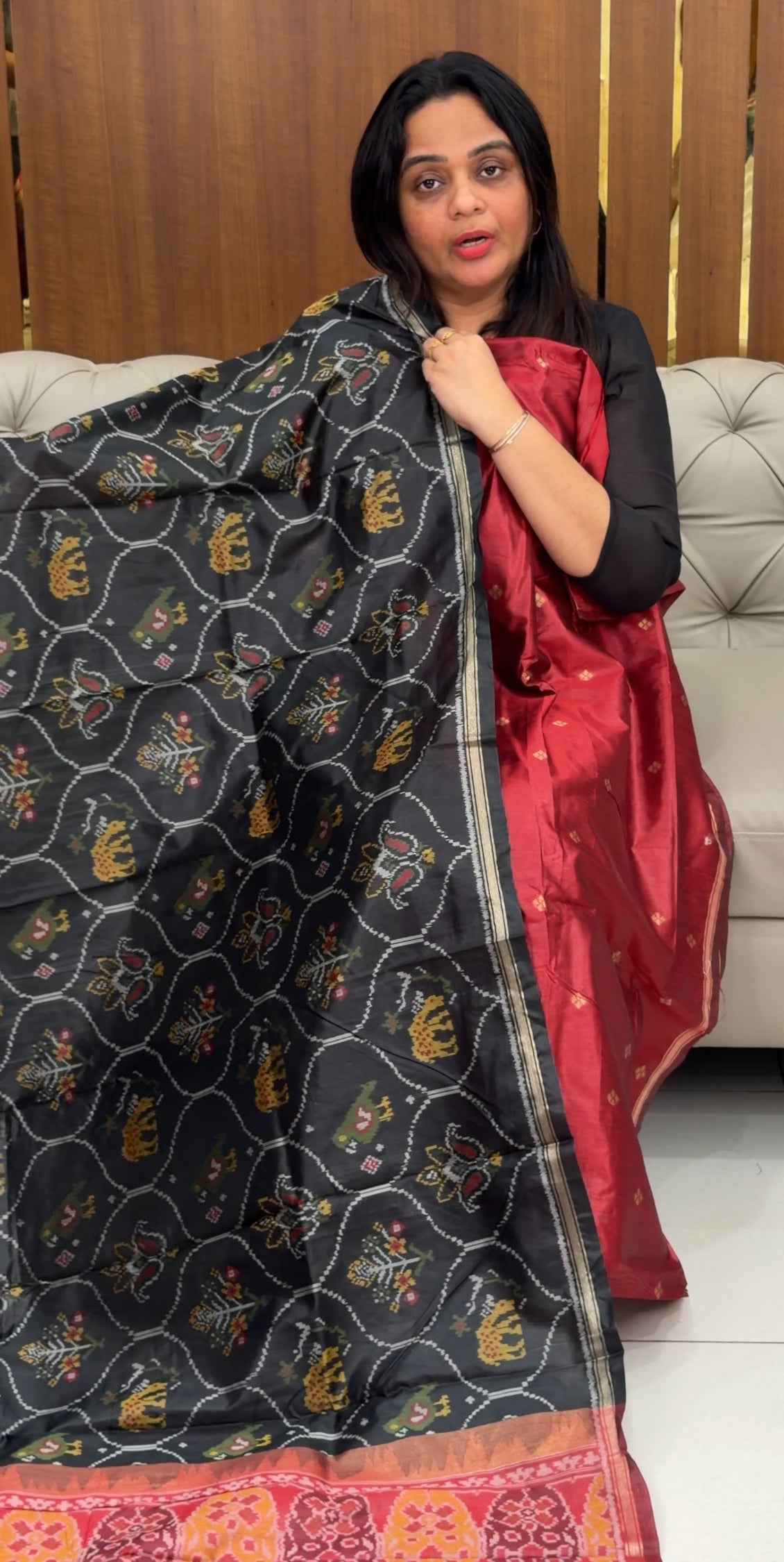 SEMI RAW SILK UNSTITCHED SALWAR SUITS - IHA 29316