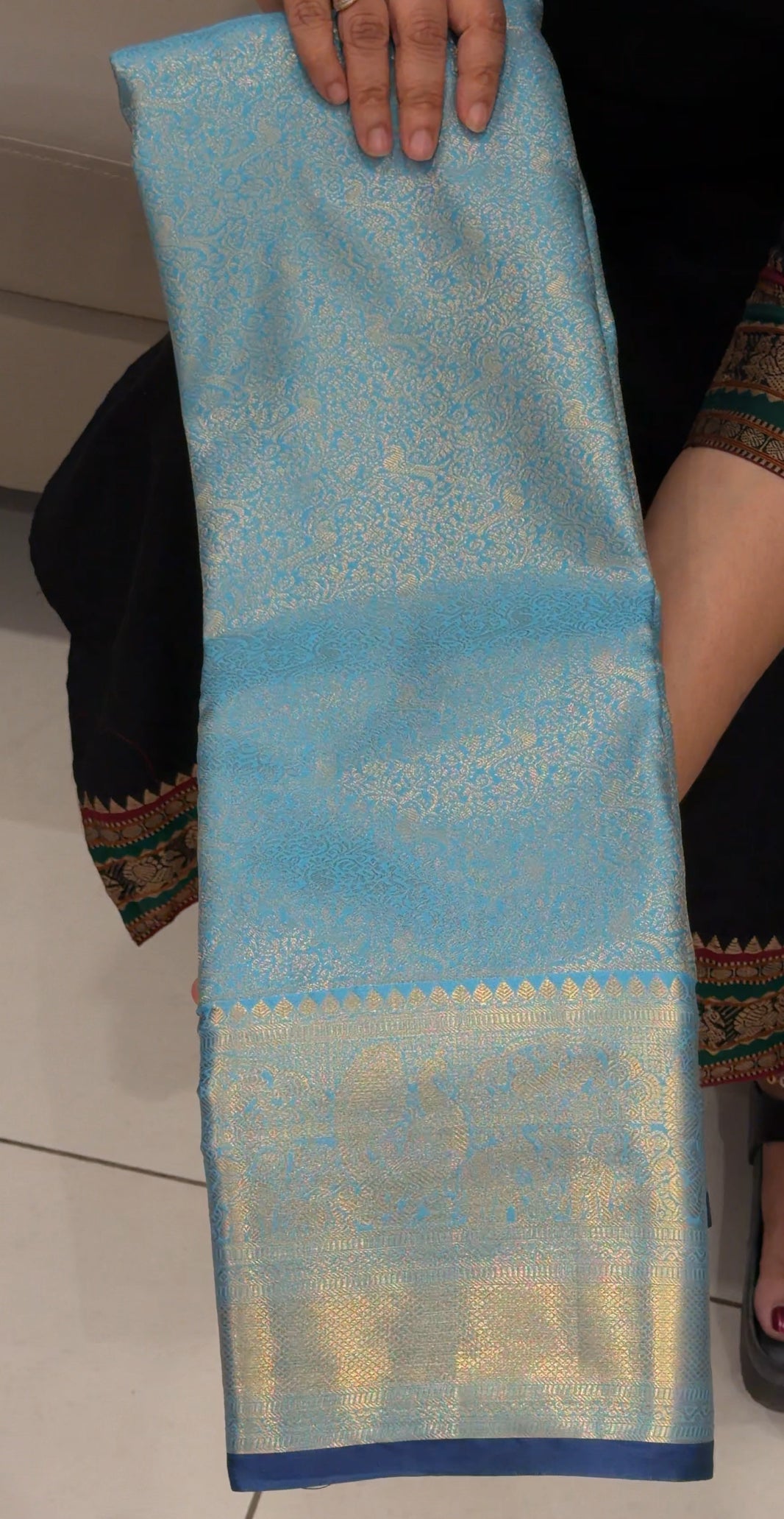 DESIGNER BROCADE SAREES - IHA 28698