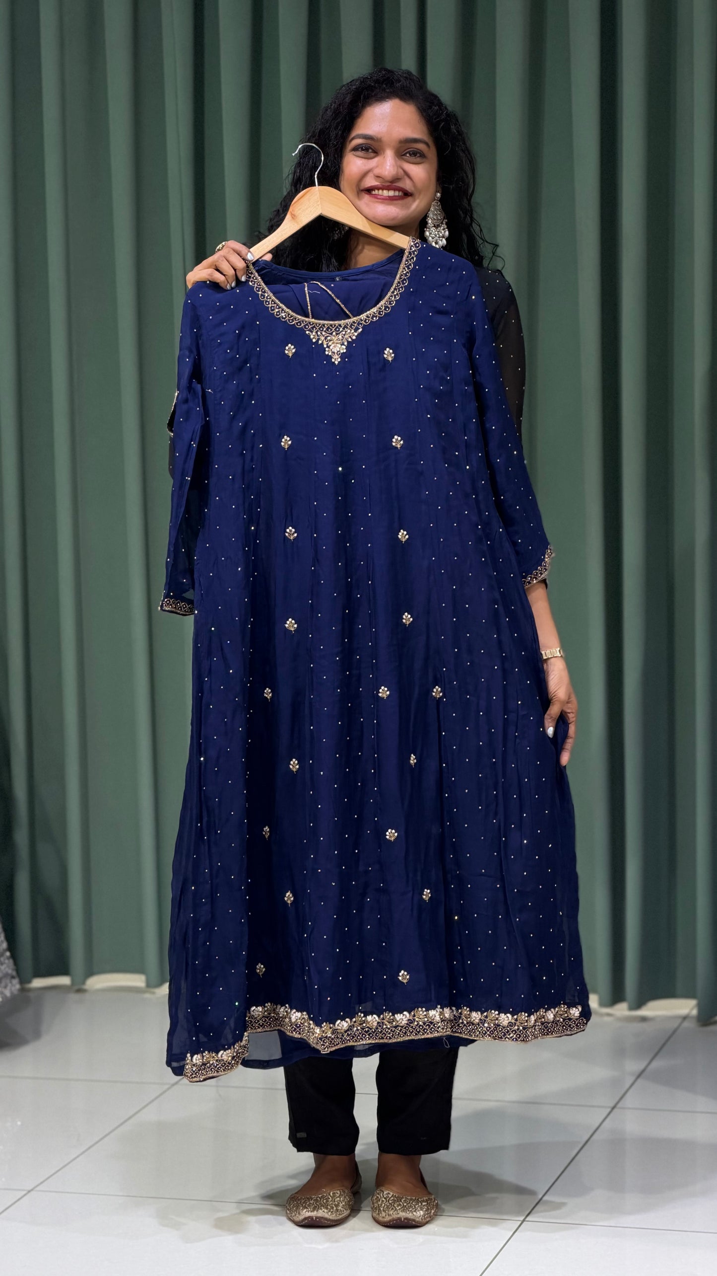 PARTY WEAR TOP, BOTTOM AND DUPATTA - IHA 31892