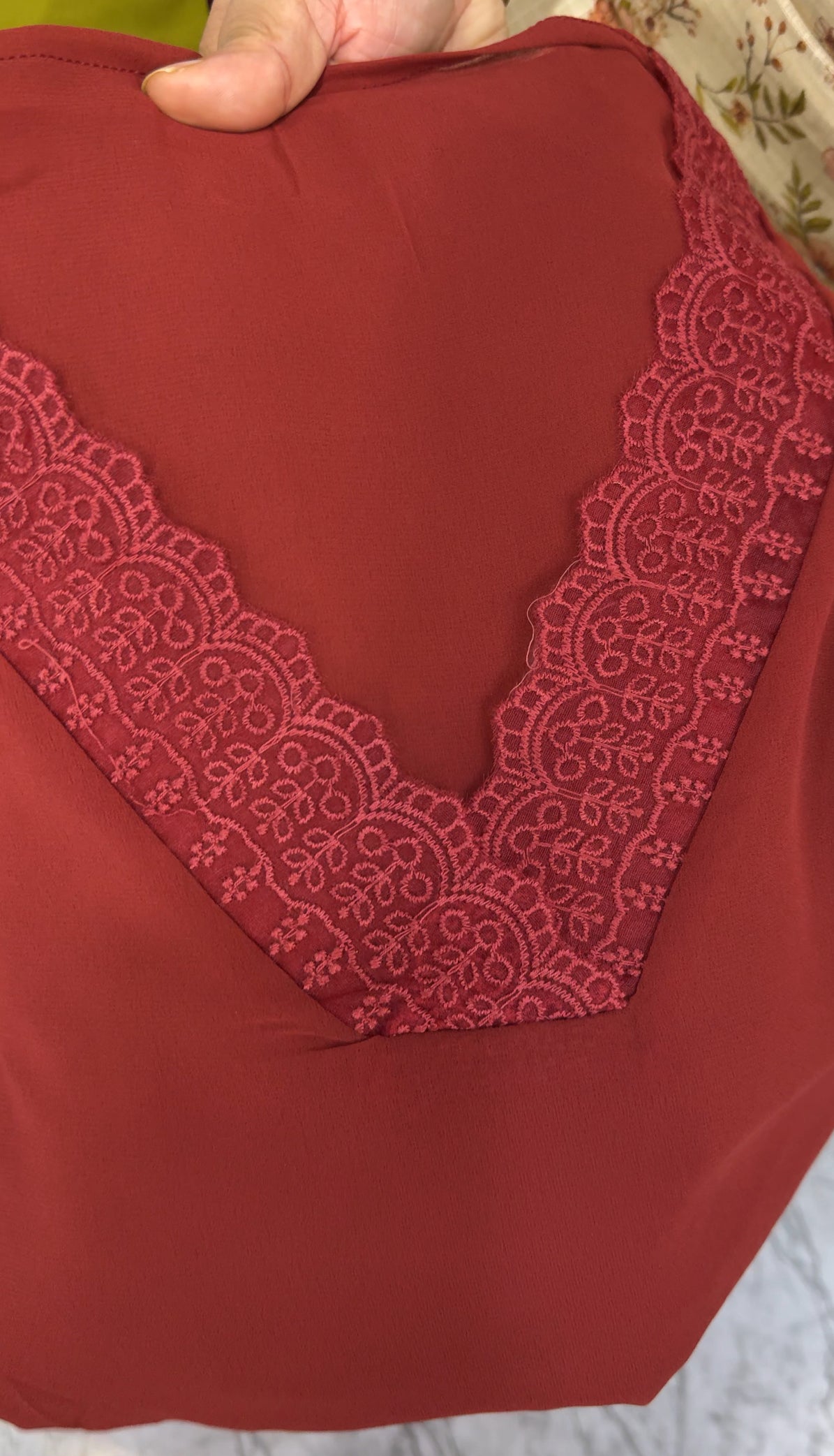 FAUX GEORGETE UNSTITCHED SALWAR SUITS - IHA 26919