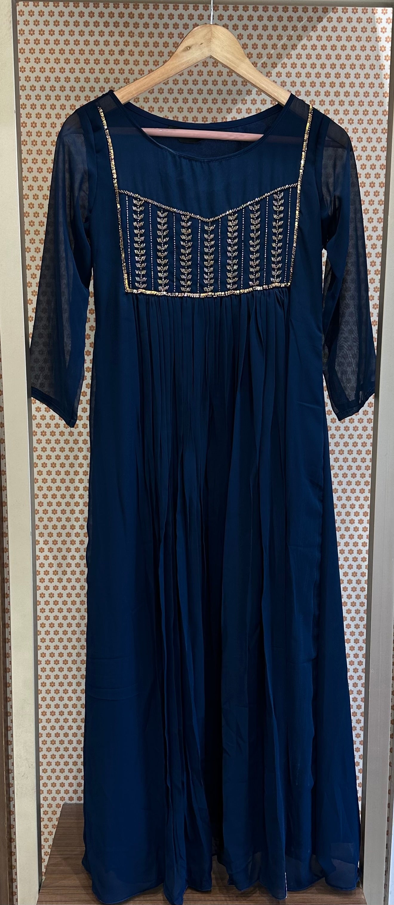 Georgette Handworked Kurtis – Iha Alappuzha Collection – IHA 27135