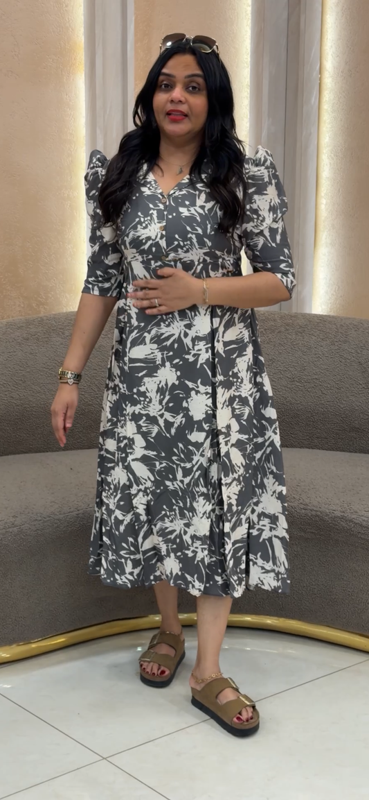 IHA'S IN-HOUSE PRINTED FROCKS  - IHA 33308