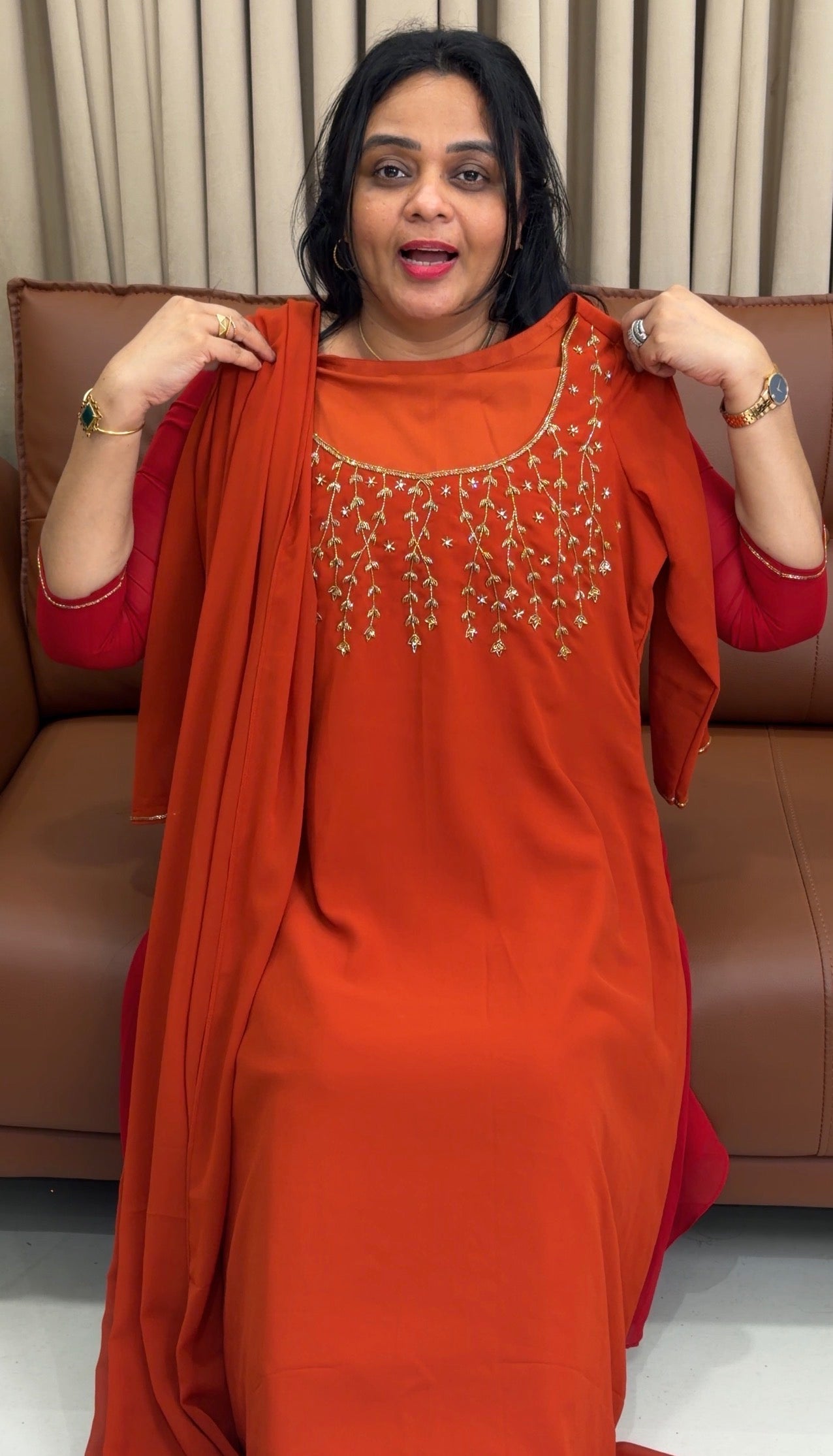IHA'S IN-HOUSE HANDWORKED ALINE TOPS - IHA 34588