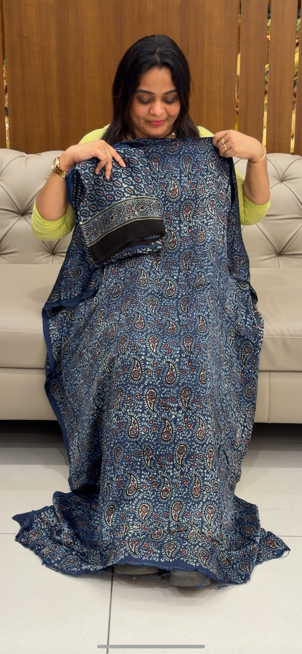 MODAL SILK UNSTITCHED SALWAR SUITS - IHA 28794