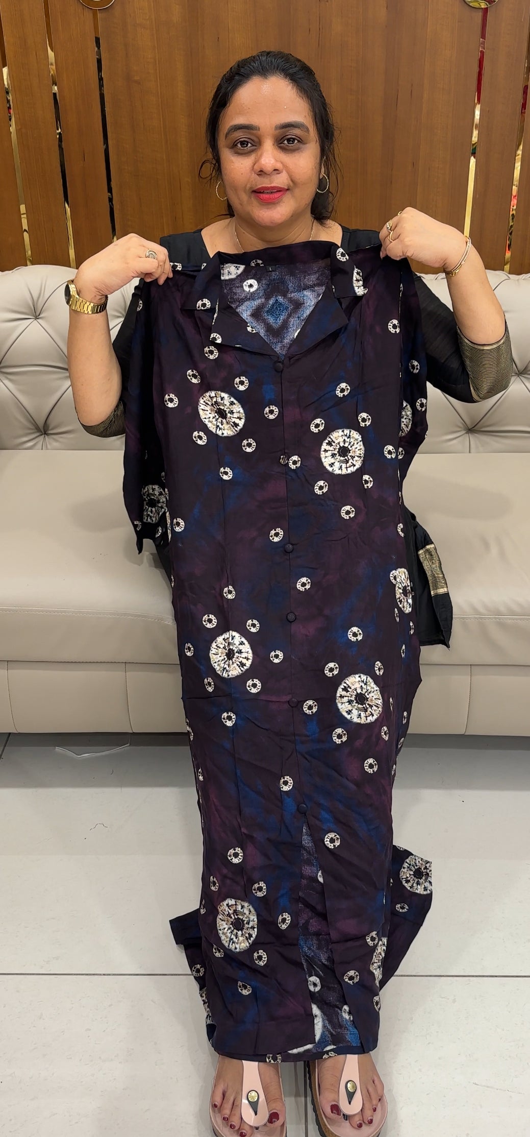 PRINTED RAYON TOPS - IHA 26764