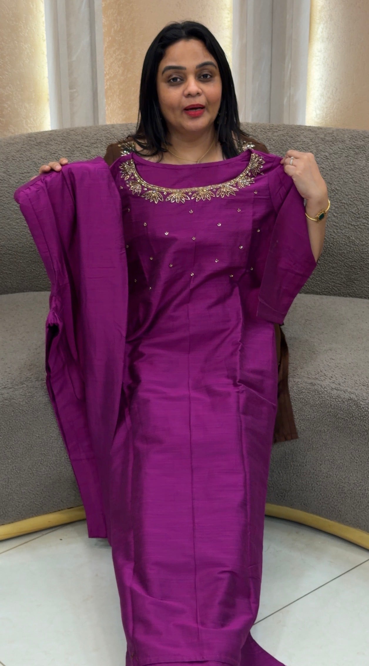 IHA'S IN-HOUSE HAND WORKED CO-ORDS SETS - IHA 33607