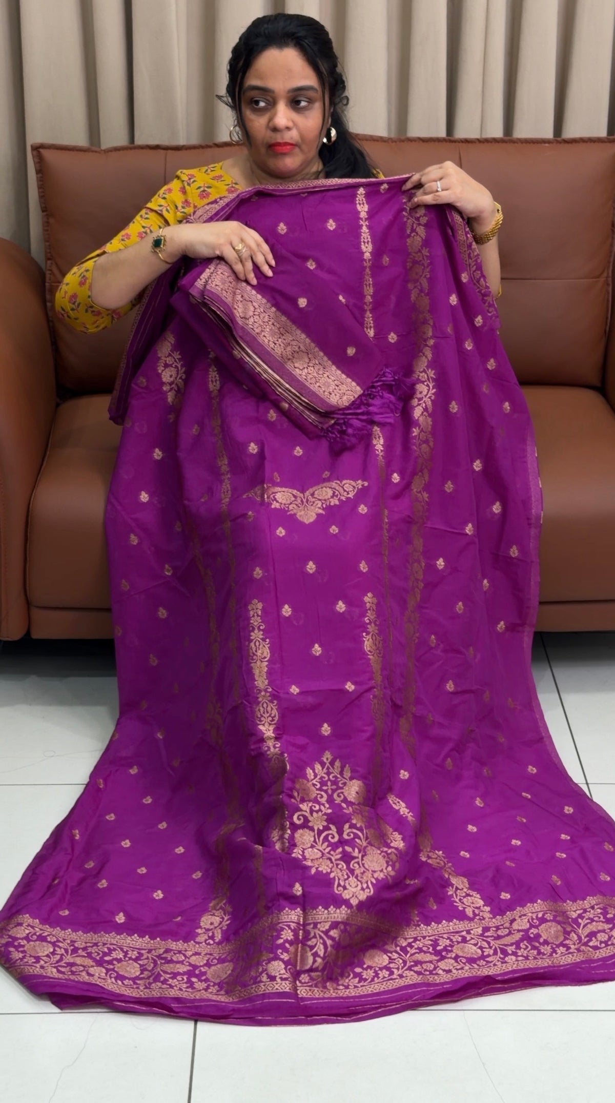 OFFER SALES SEMI BANARASI UNSTITCHED SALWAR SUITS - IHA 35430