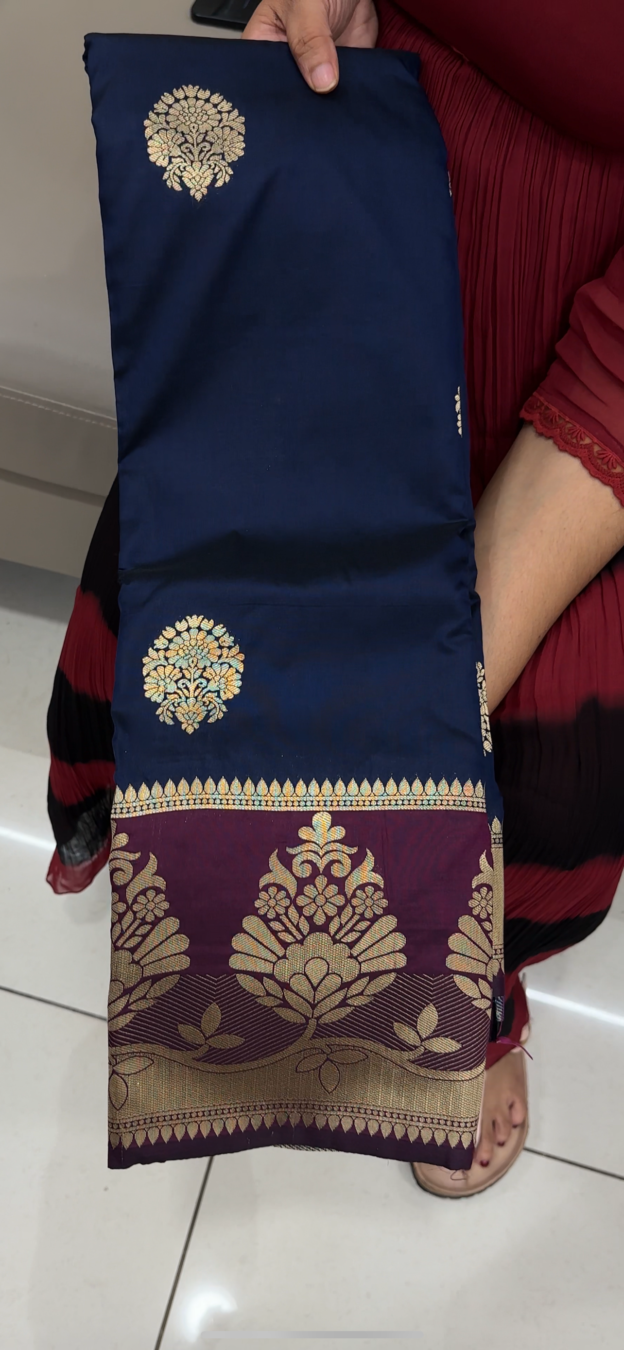 SEMI KANCHIPURAM SAREES - IHA 28686