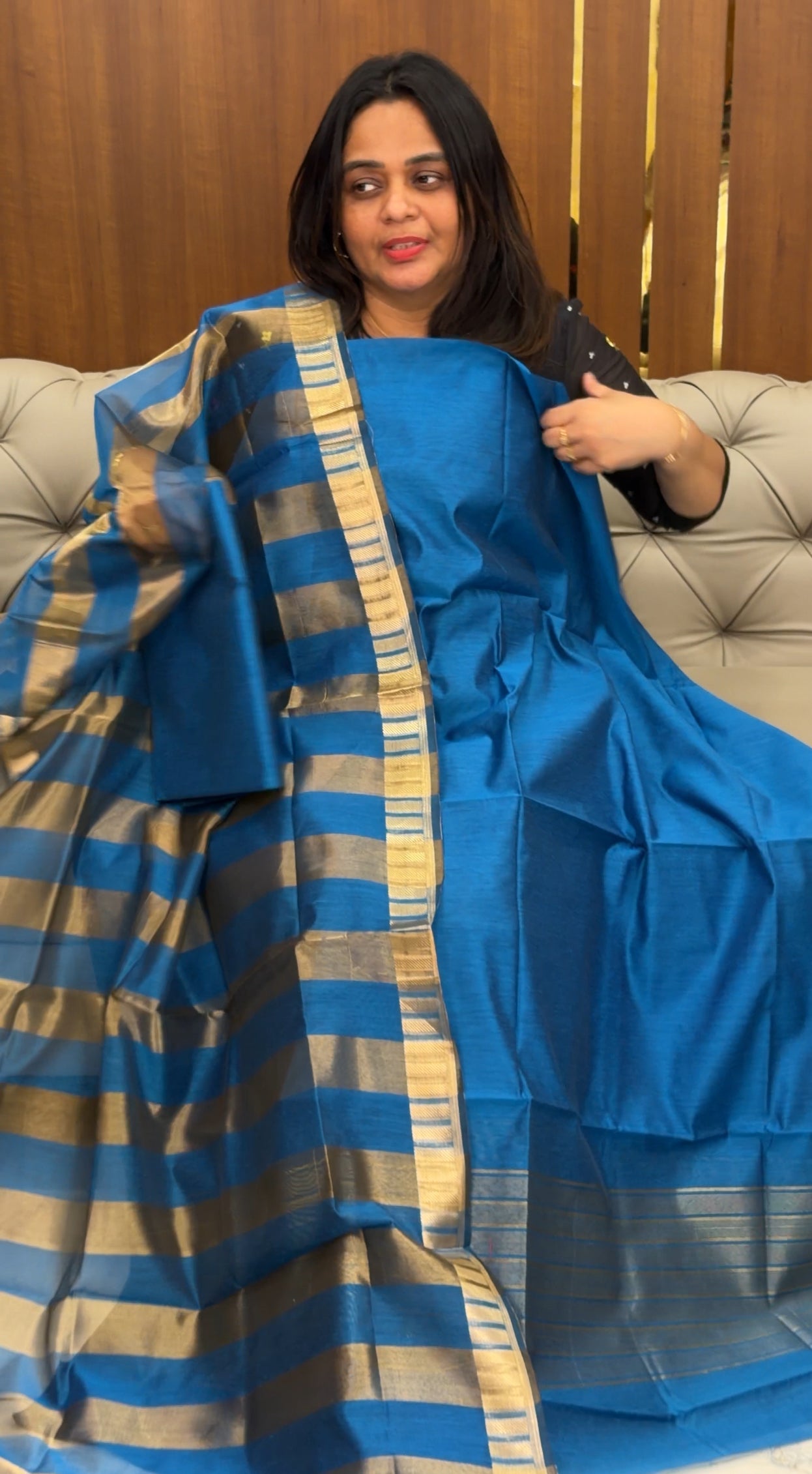 MODAL CHANDERI UNSTITCHED SALWAR SUITS - IHA 29129