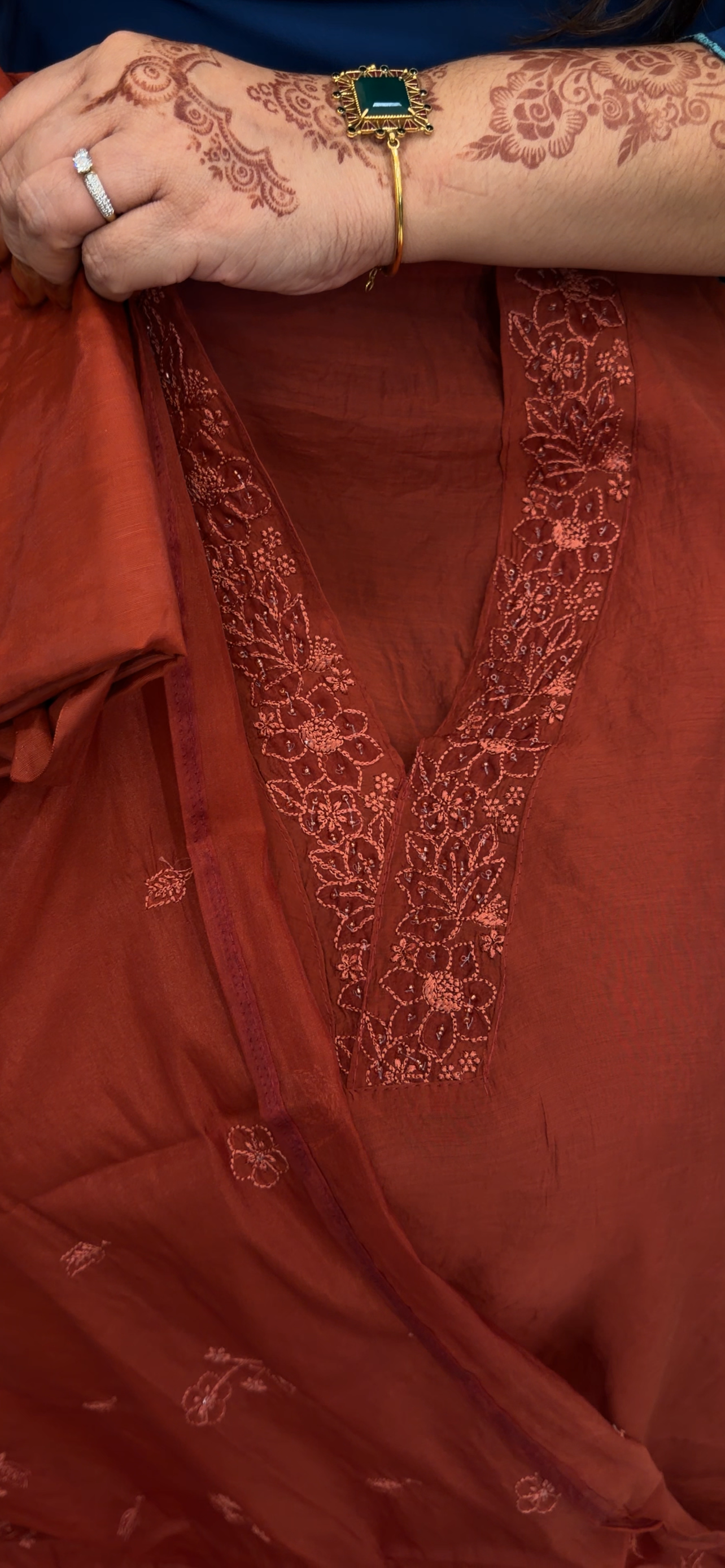 MUL CRUSHED UNSTITCHED SALWAR SUITS - IHA 33098