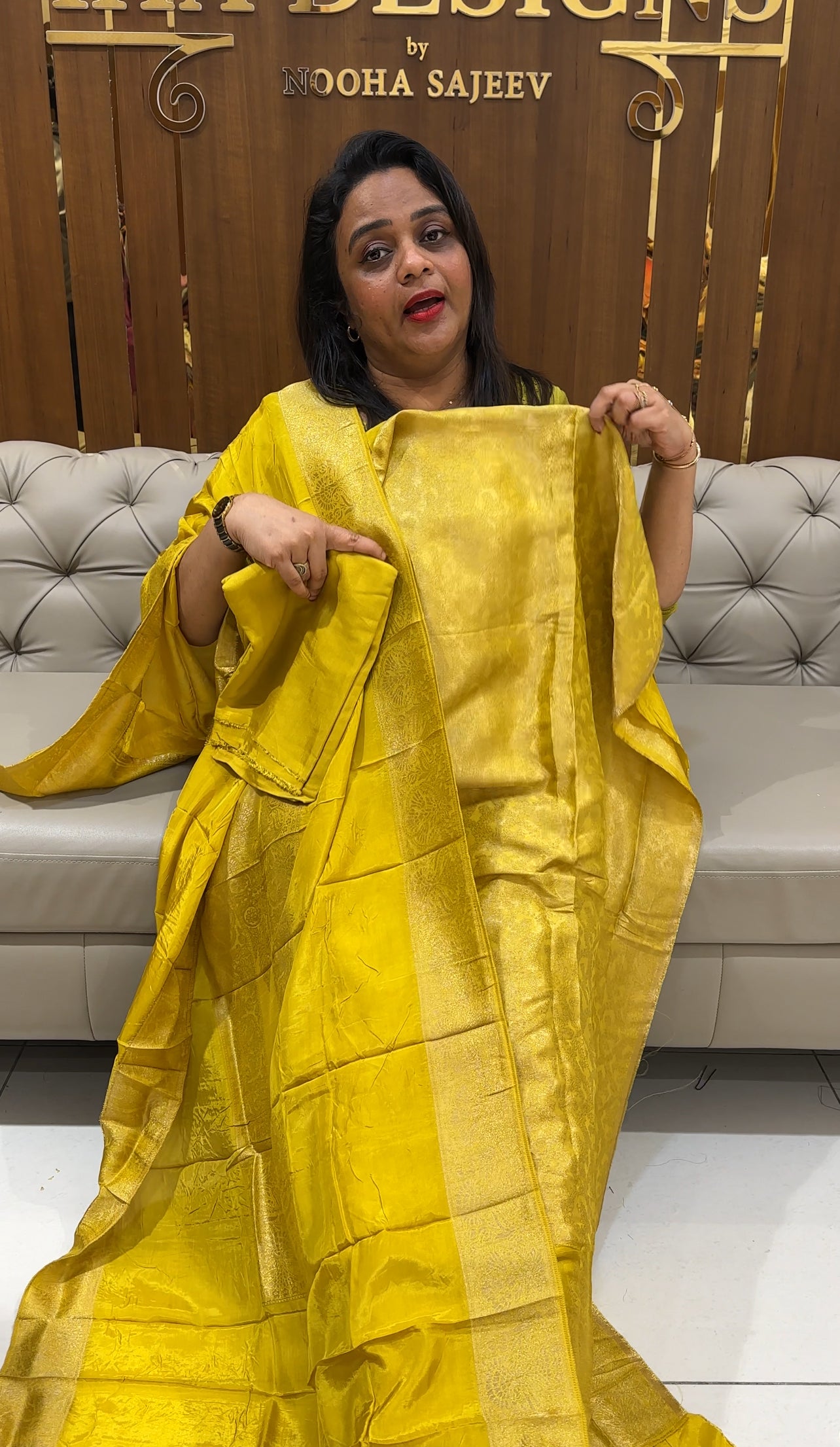 TISSUE BANARASI UNSTITCHED SALWAR SUITS - IHA 25045