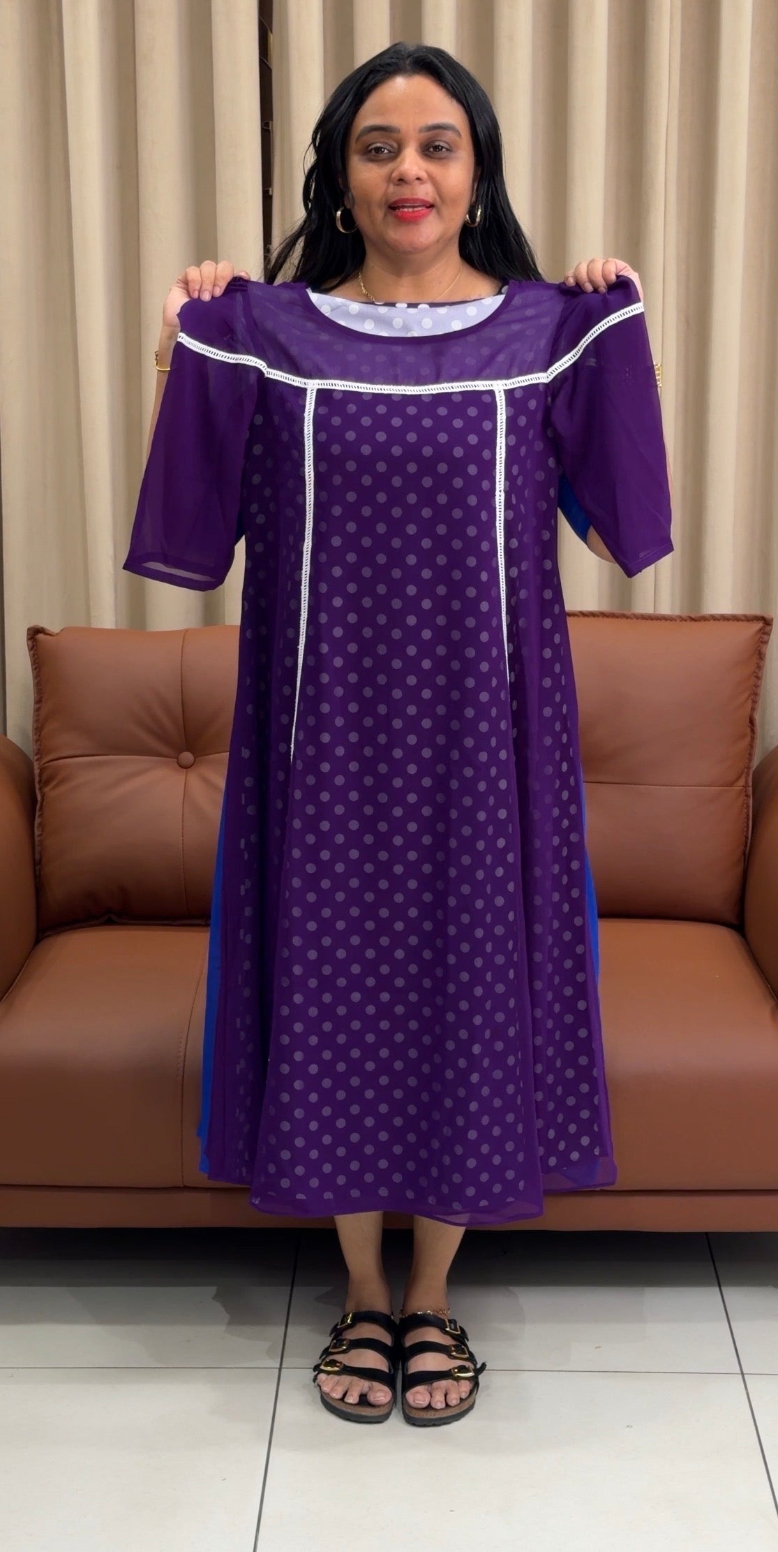 IHA'S IN-HOUSE DESIGNER FROCKS - IHA 35347