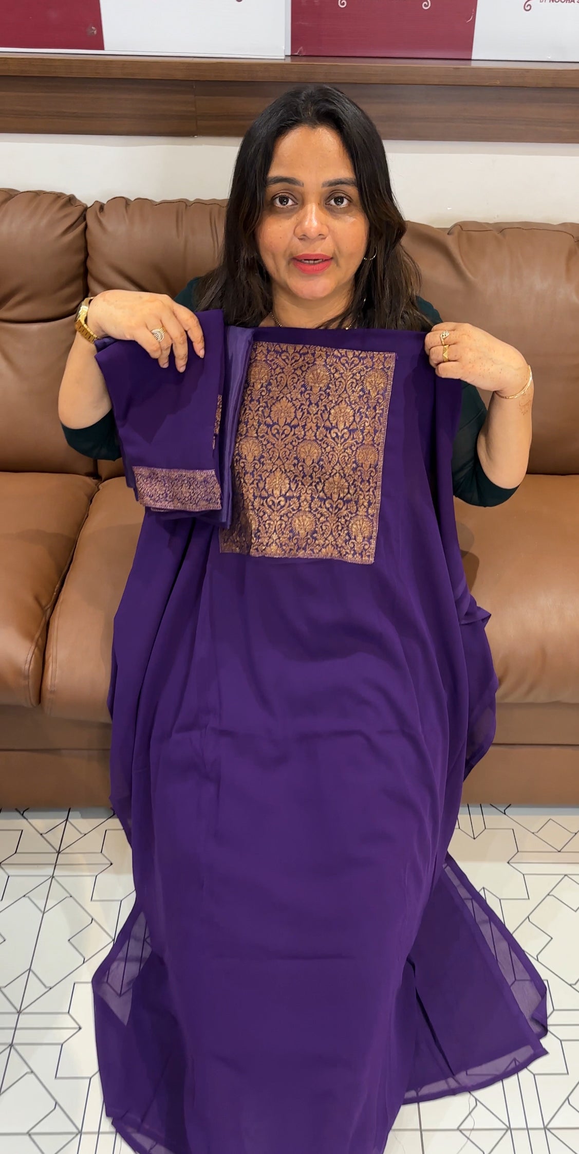 BANARASI UNSTITCHED SALWAR SUITS - IHA 27654