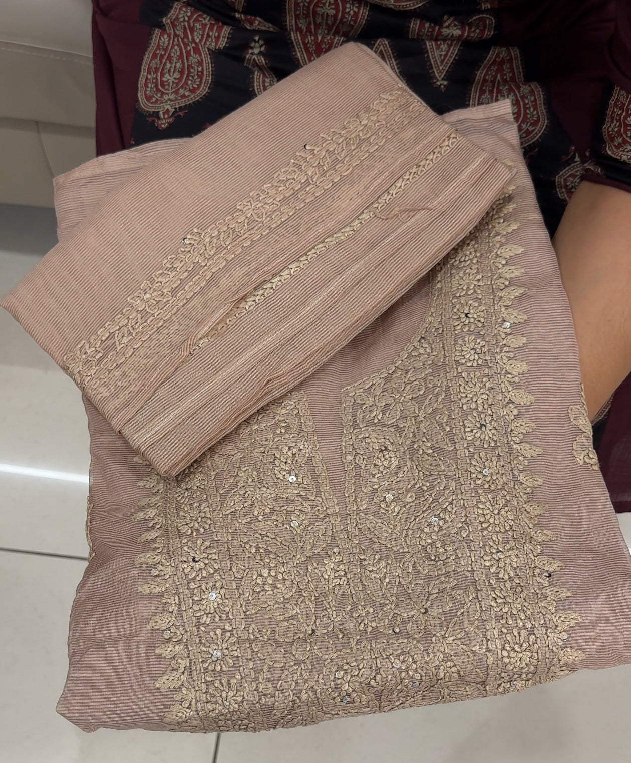 NET KOTA UNSTITCHED SALWAR SUITS - IHA 28443