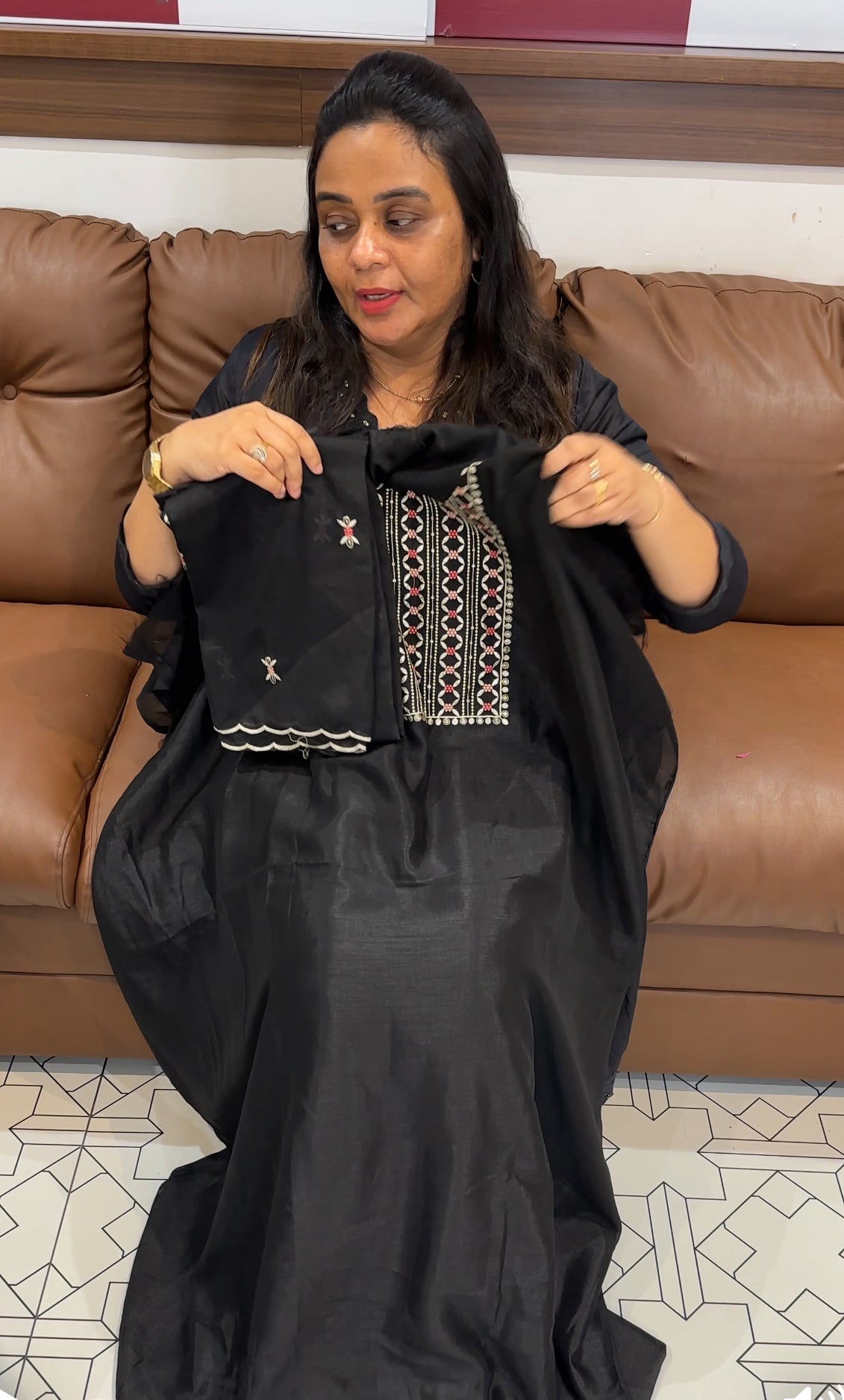 SEMI RAW SILK UNSTITCHED SALWAR SUITS - IHA 27935