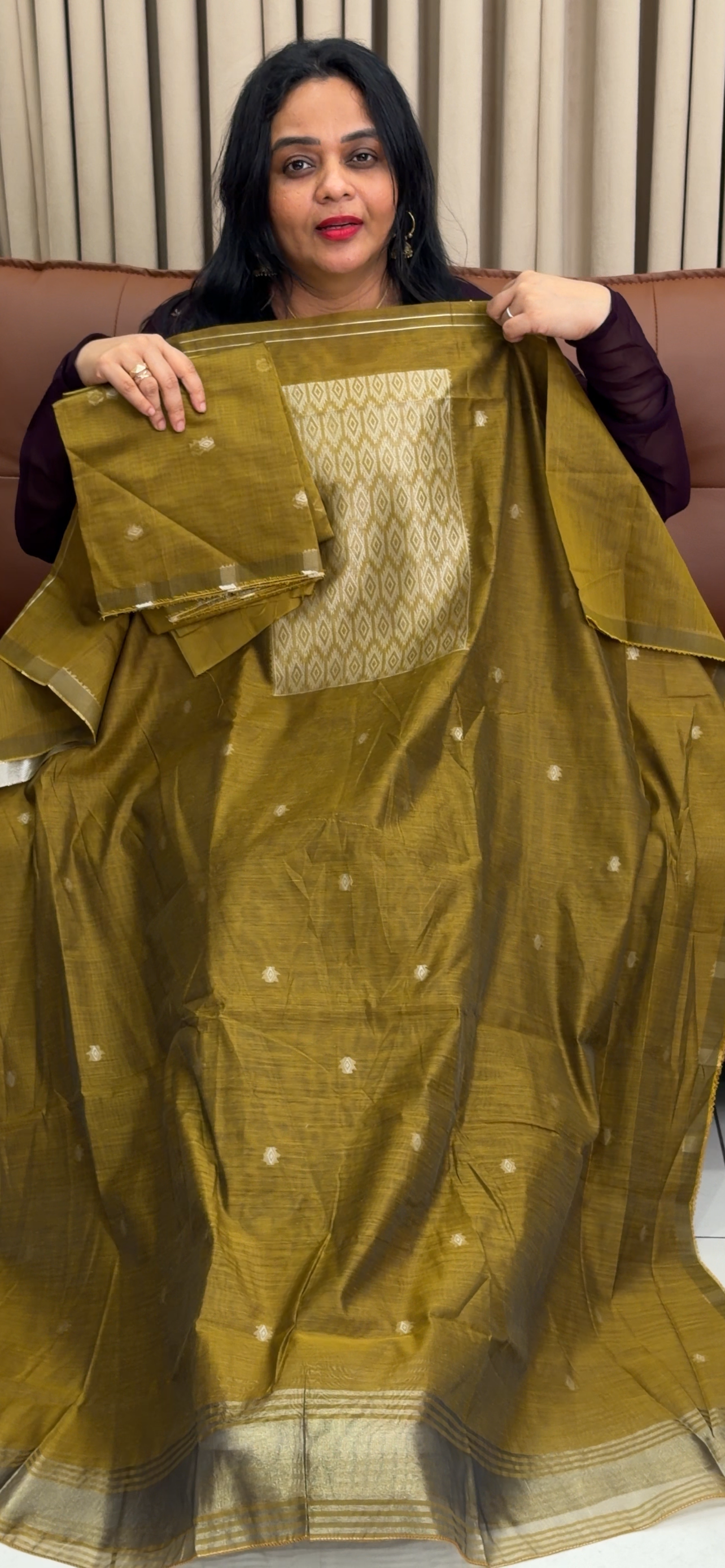 JAMDANI UNSTITCHED UNSTITCHED SALWAR SUITS - IHA 34485