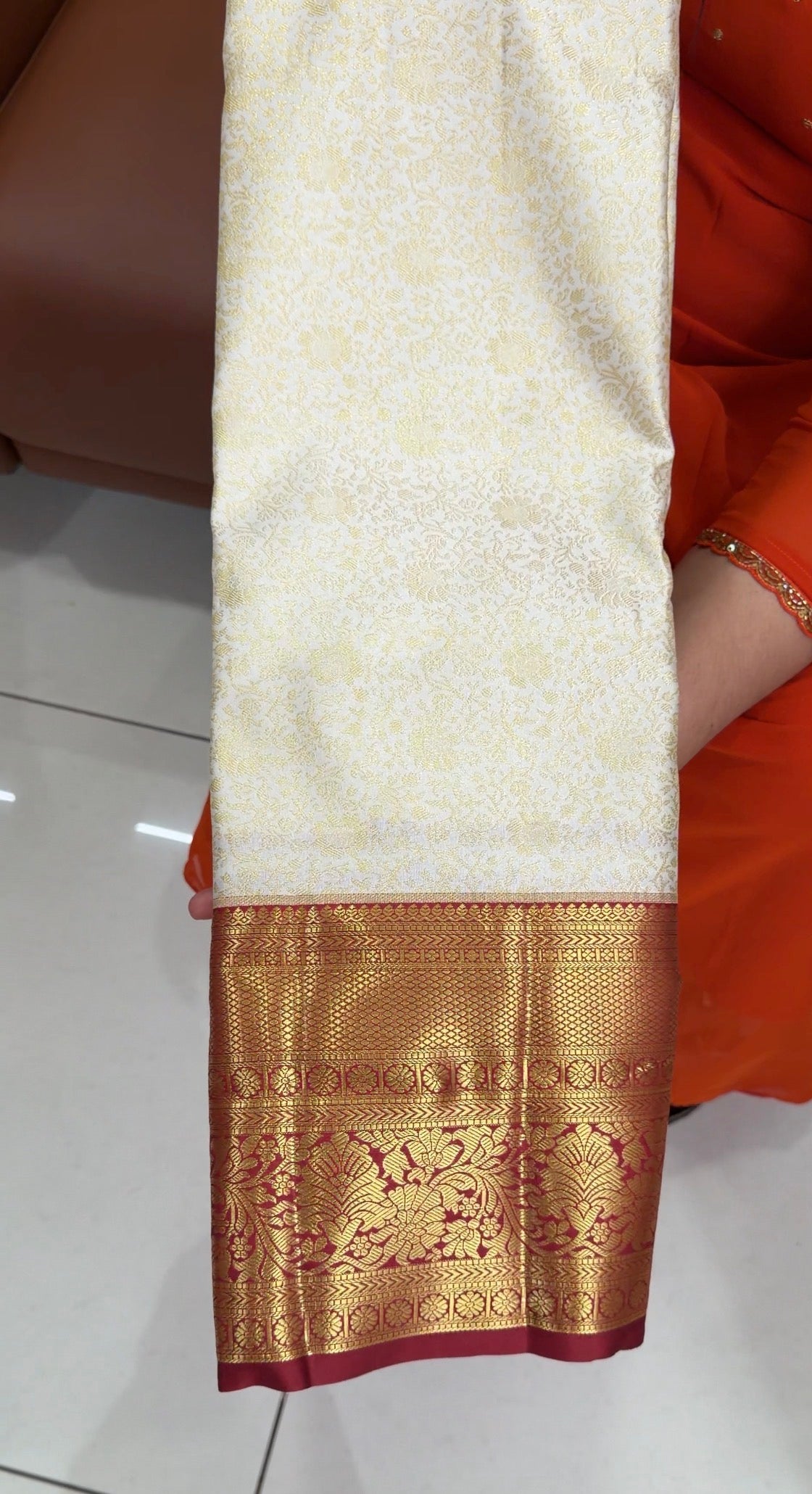 SEMI KANCHIPURAM SAREES - IHA 34254