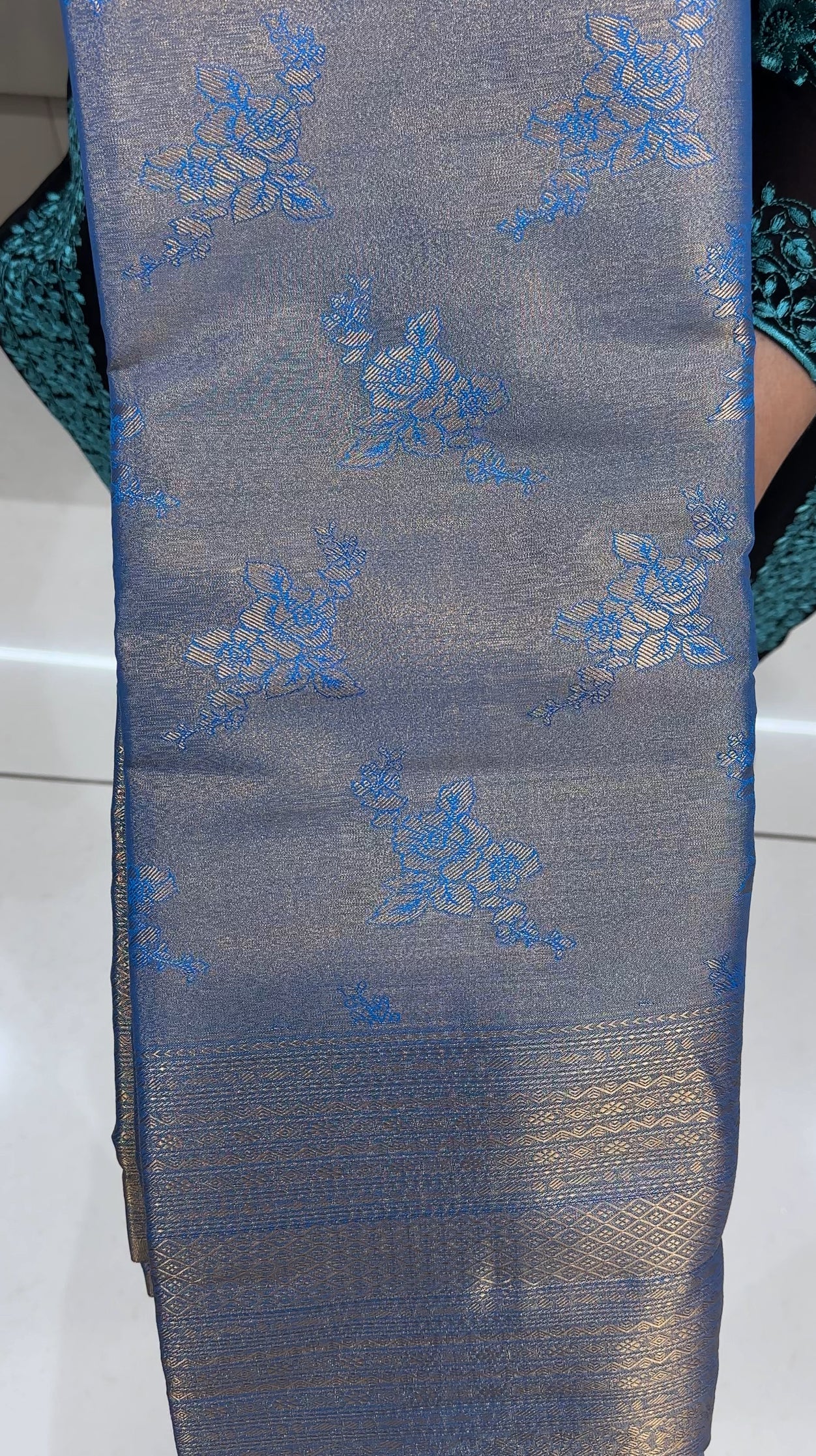 DESIGNER TISSUE KANCHIPURAM SILK SAREES - IHA 26353