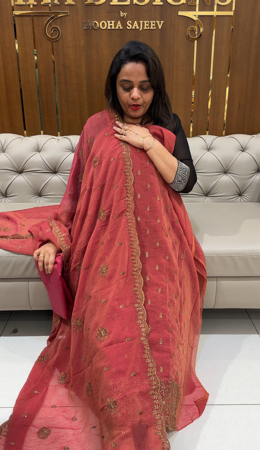 FORWARD CRUSHED TISSUE UNSTITCHED SALWAR SUITS - IHA 24965
