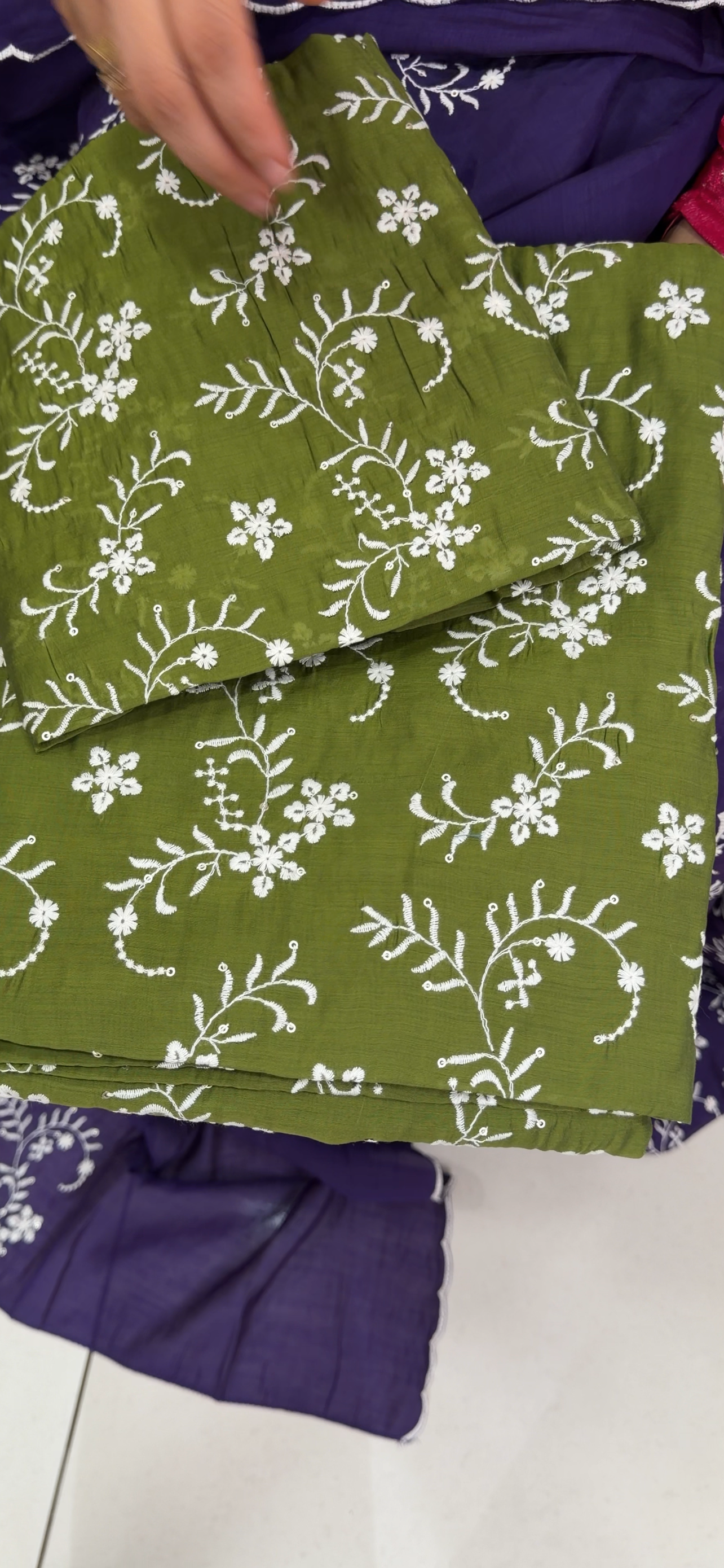 UNSTITCHED SALWAR SUITS - IHA 34042