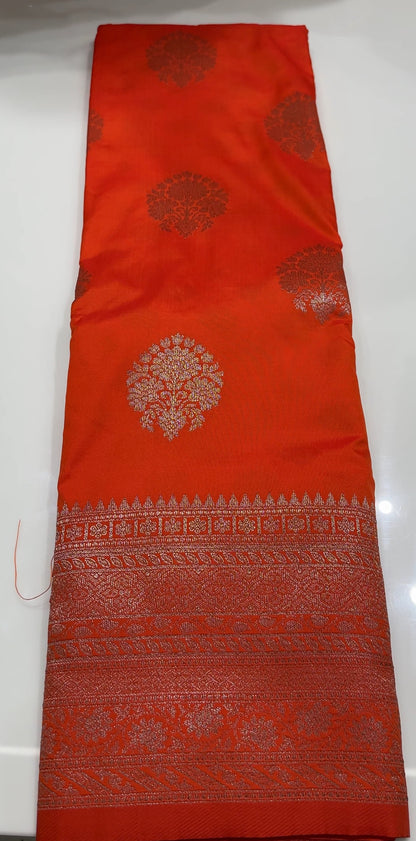 SEMI KATAN SAREES - IHA 18319