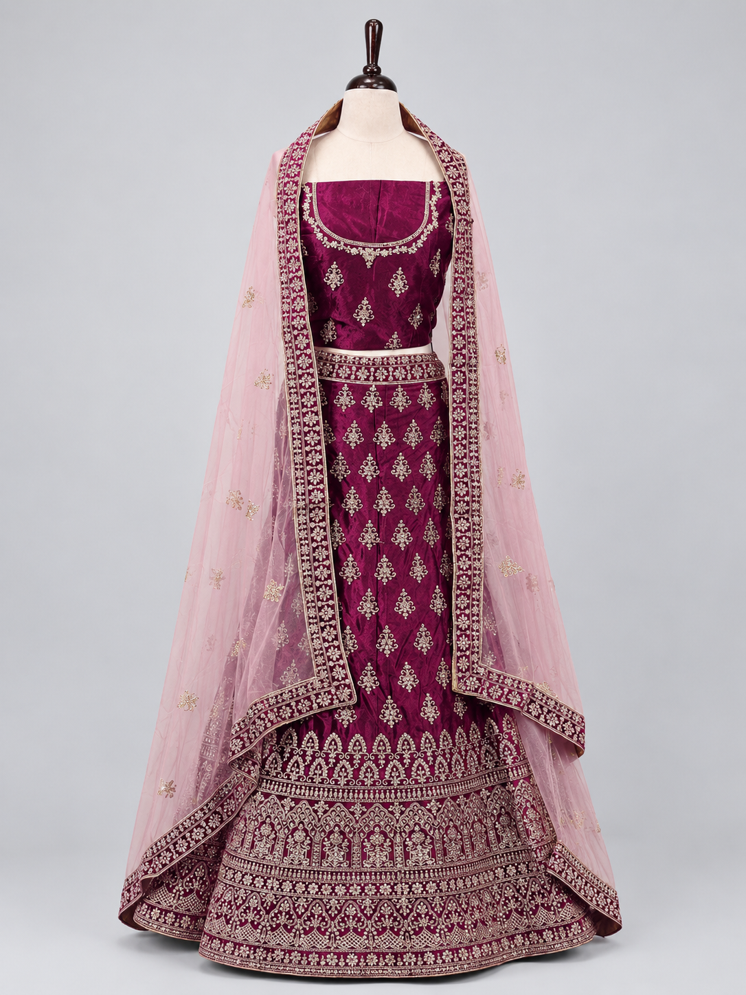 SEMI STITCHED LEHENGA COLLECTION - IHA 35417