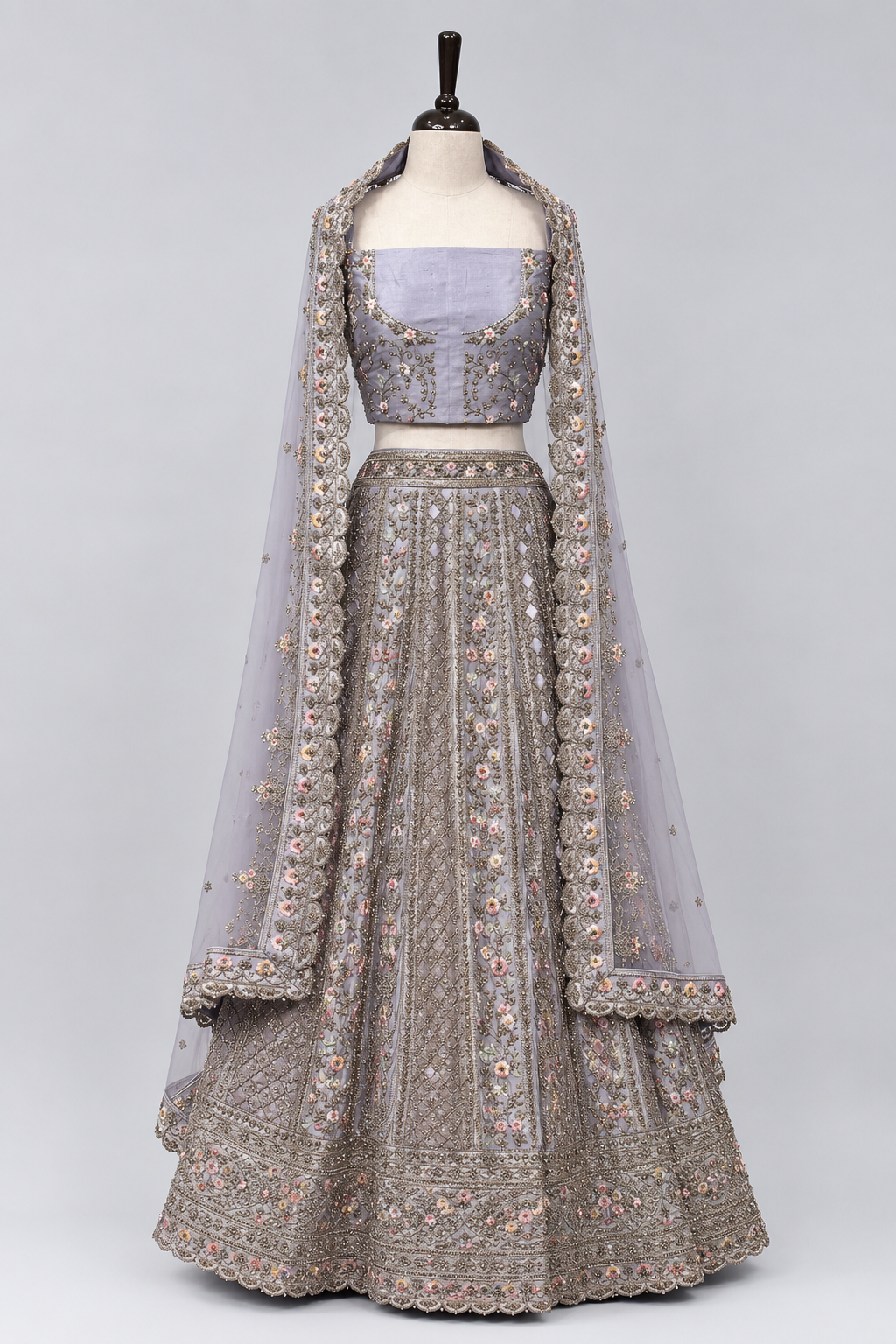SEMI STITCHED LEHENGA COLLECTION - IHA 35417