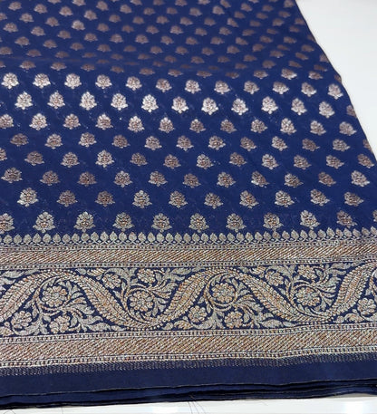 KATAN BANARASI SAREE - IHA 16584