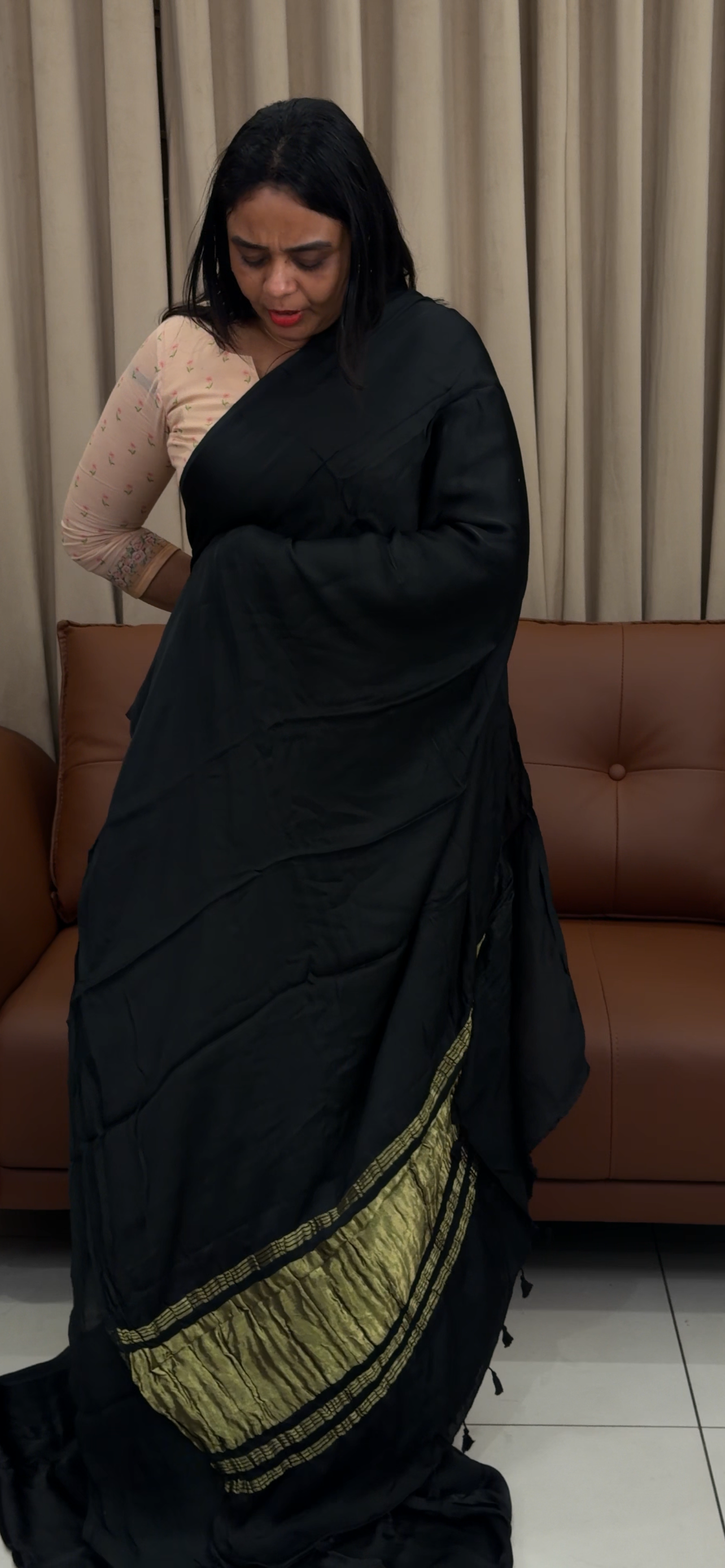 MODAL SILK SAREES - IHA 33420
