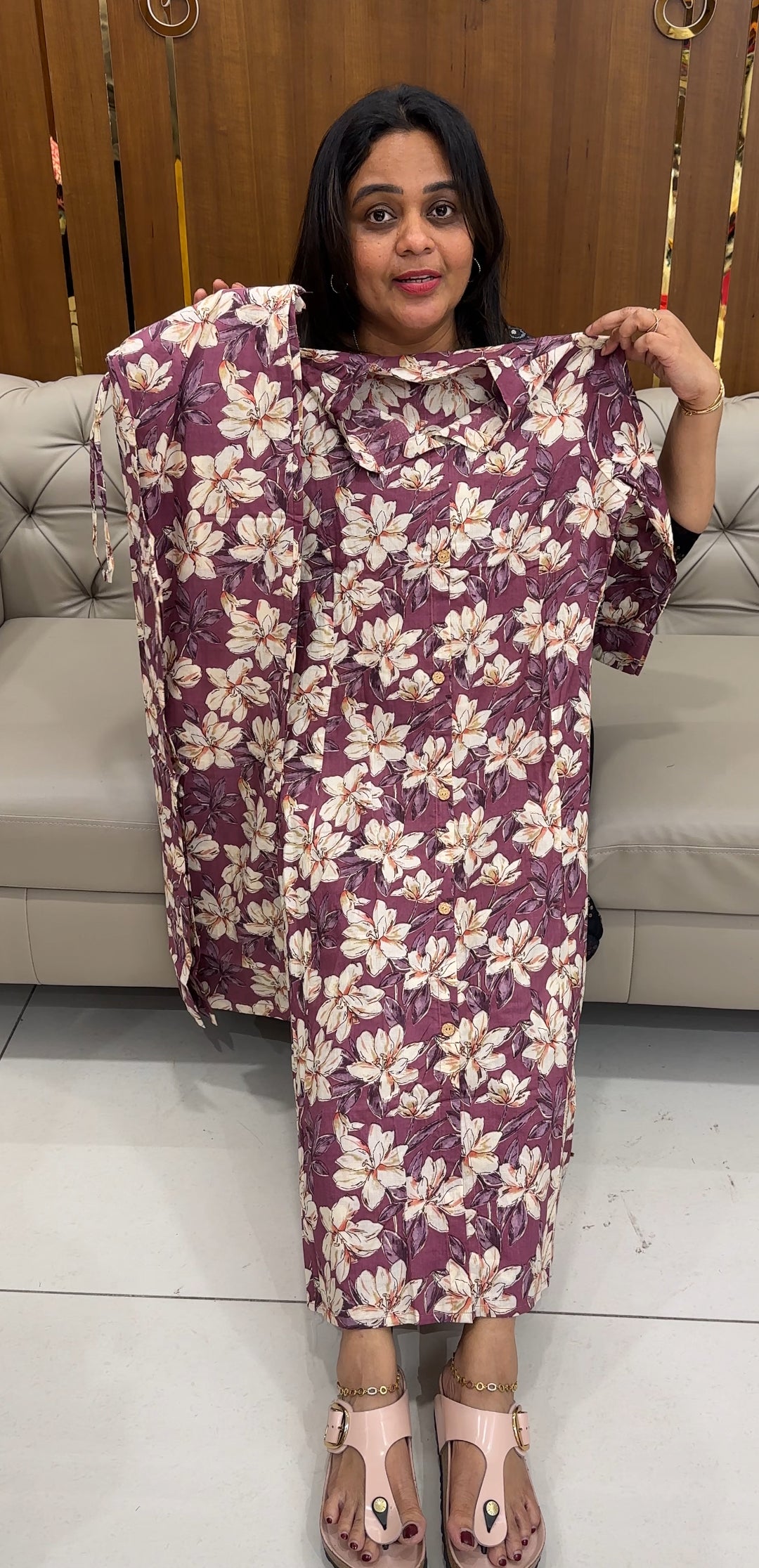 PRINTED COTTON TOP AND BOTTOM - IHA 26866
