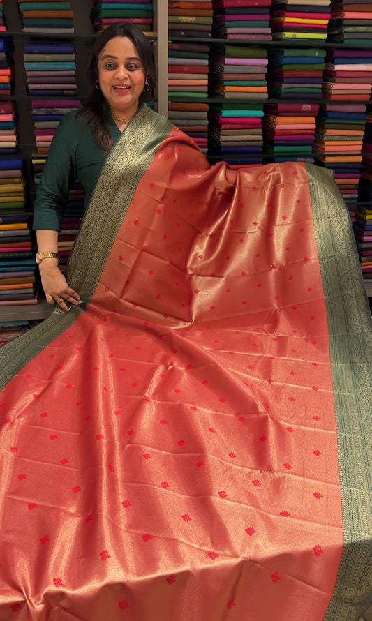 BUDGET BUY TISSUE SAREES - IHA 27366