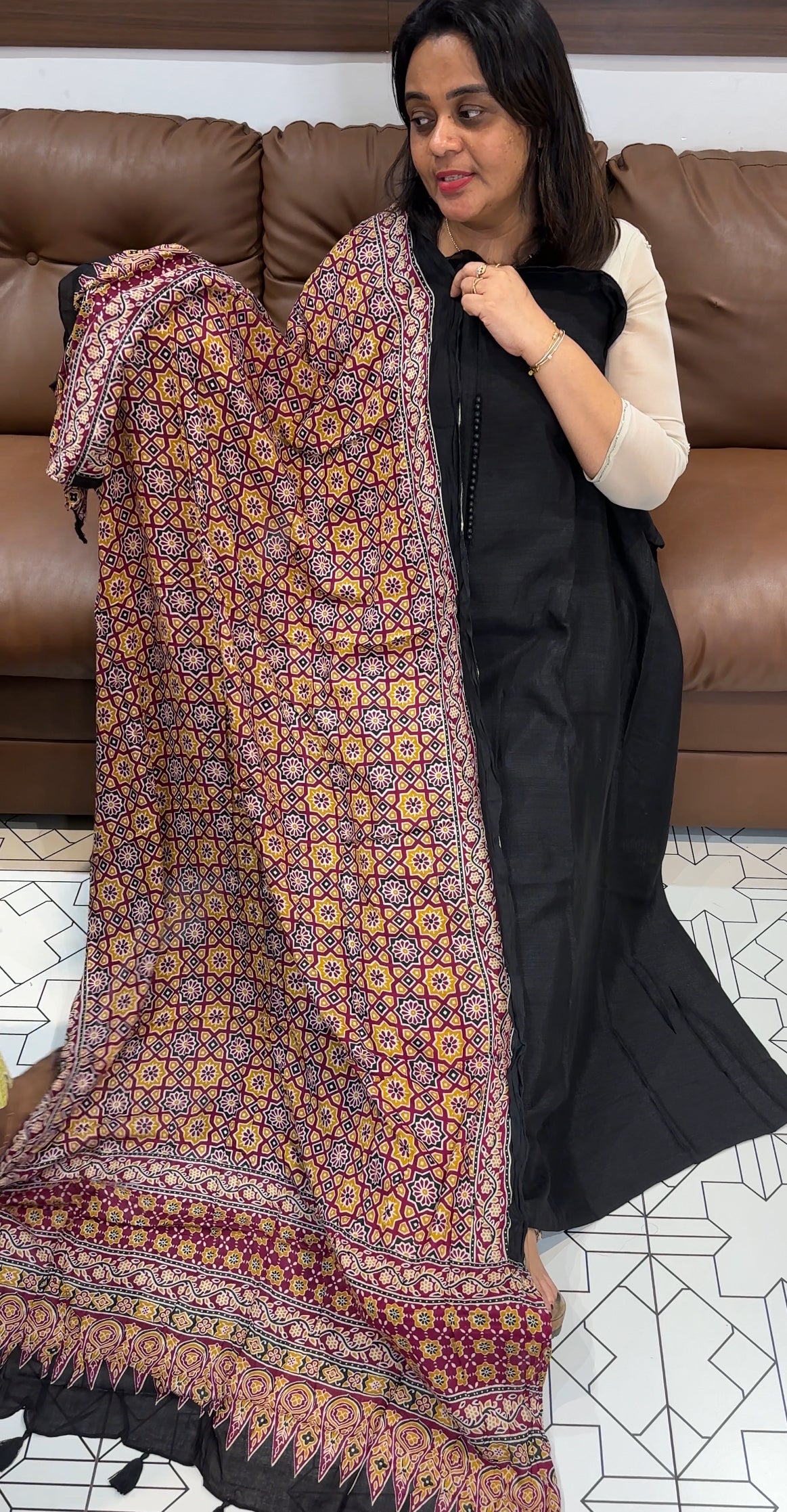 SEMI RAW SILK UNSTITCHED SALWAR SUITS - IHA 26720